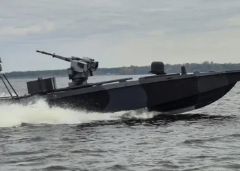 A Ukrainian naval drone blew up in a NATO port after Russian electronic warfare pushed it off course