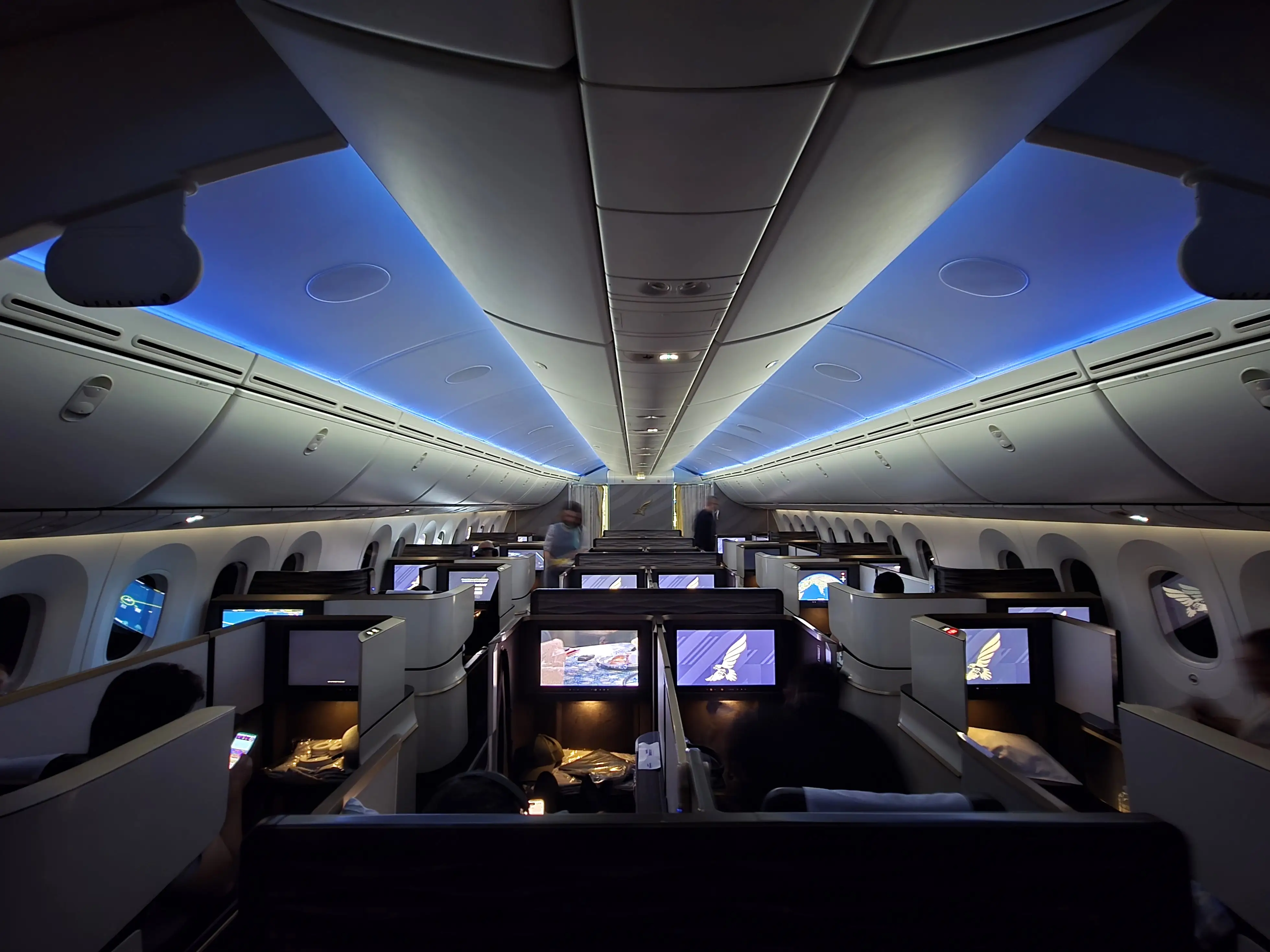 Gulf Air business class.