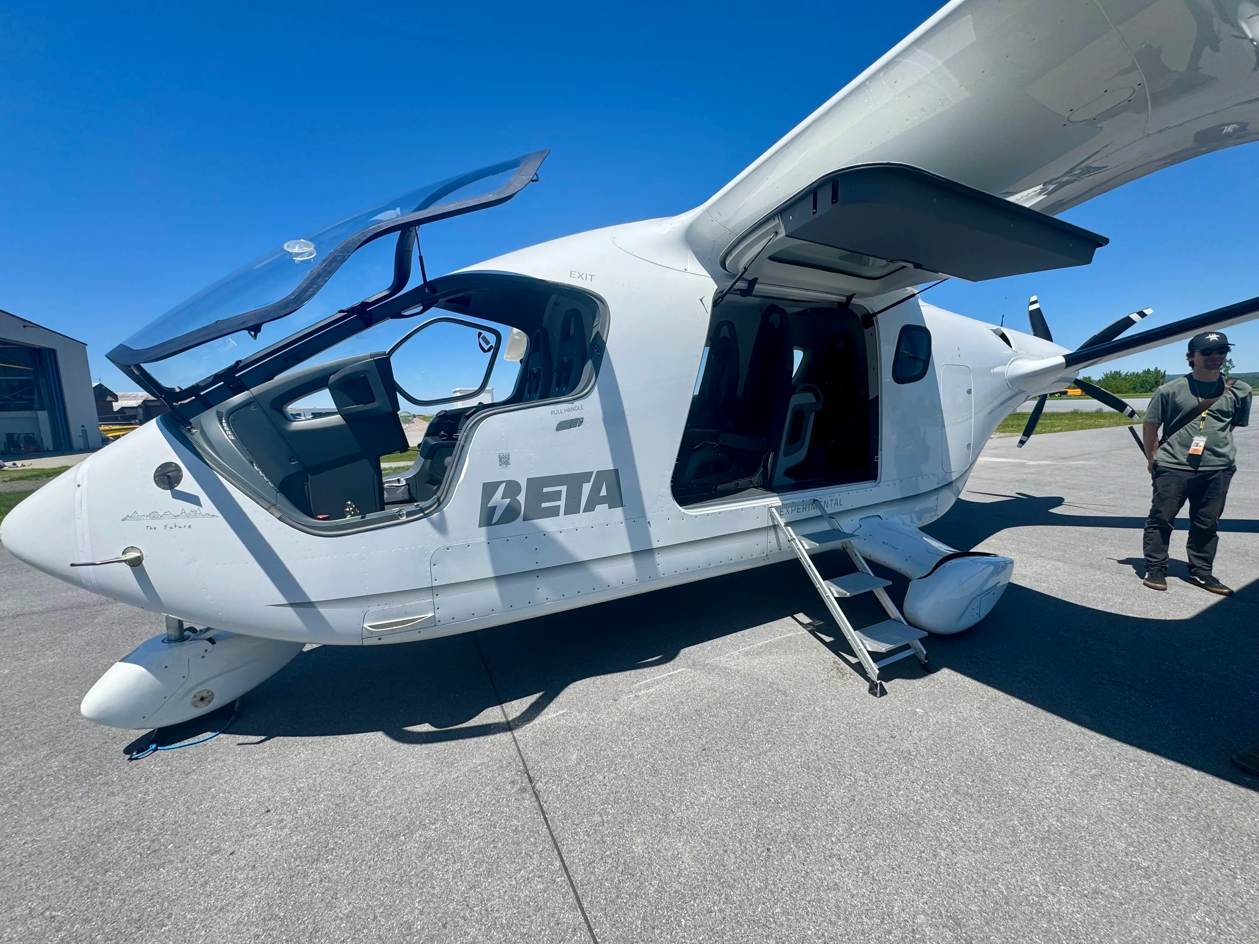BETA cTOL passenger demo flight.