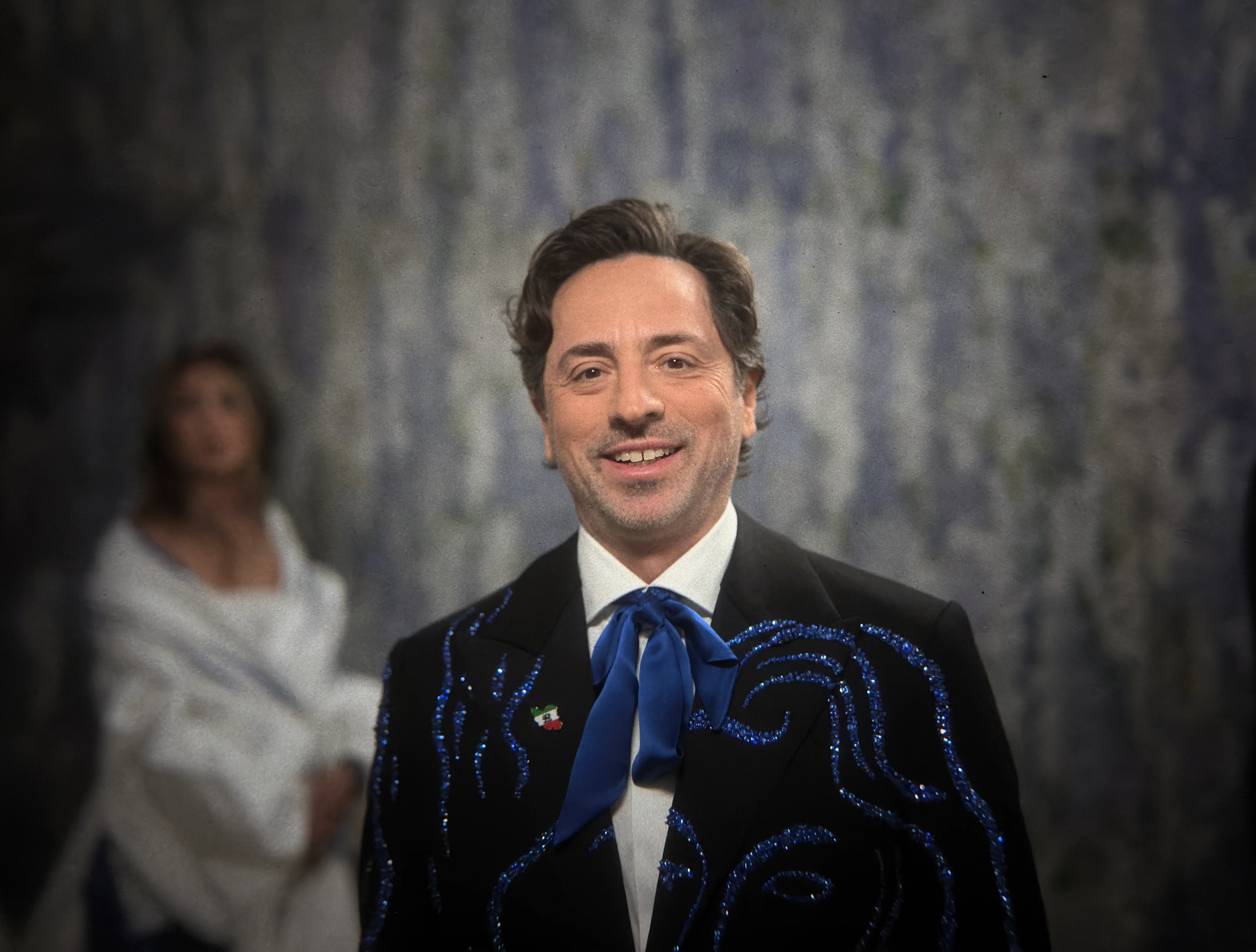 EDITORS NOTE: A vintage large format camera in combination with a digital back was used to create this image) Sergey Brin attends the 2026 Met Gala celebrating 