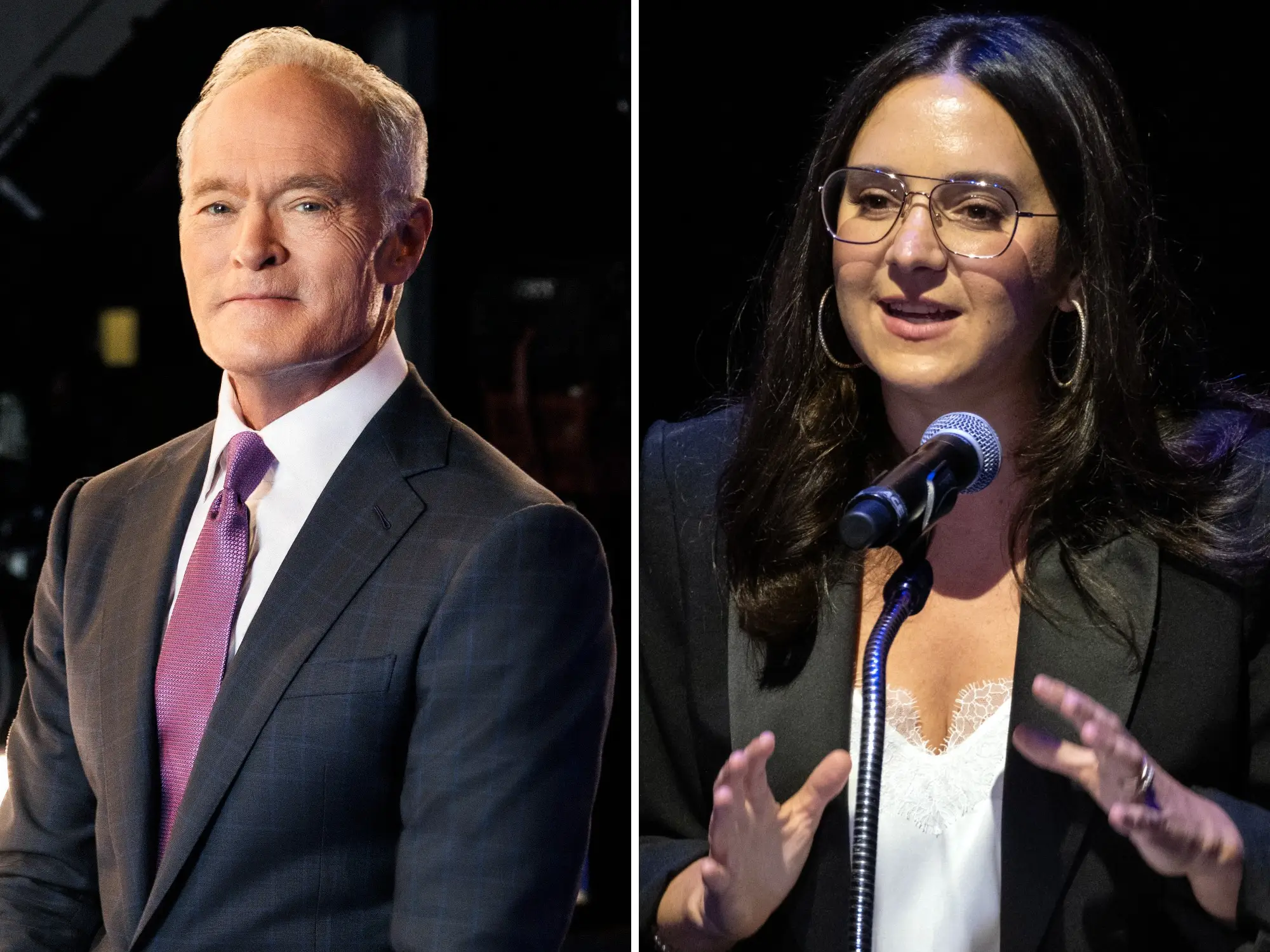 Scott Pelley and Bari Weiss Composite