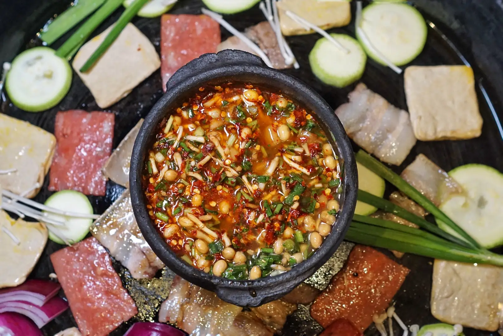 Laoguo, a form of dry pot, is served at night markets in Guiyang, China.