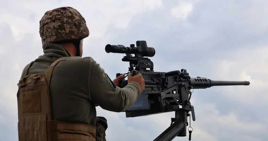 Why a Ukrainian mobile air defense unit isn’t ready to give up its nearly century-old machine gun