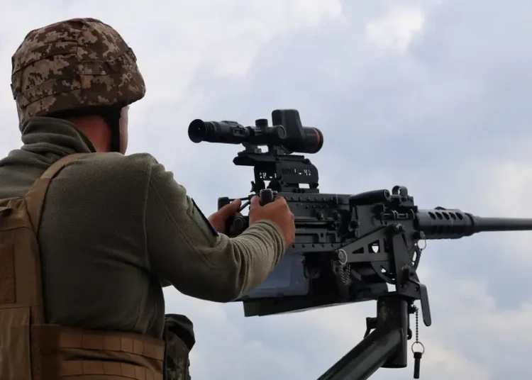 Why a Ukrainian mobile air defense unit isn’t ready to give up its nearly century-old machine gun