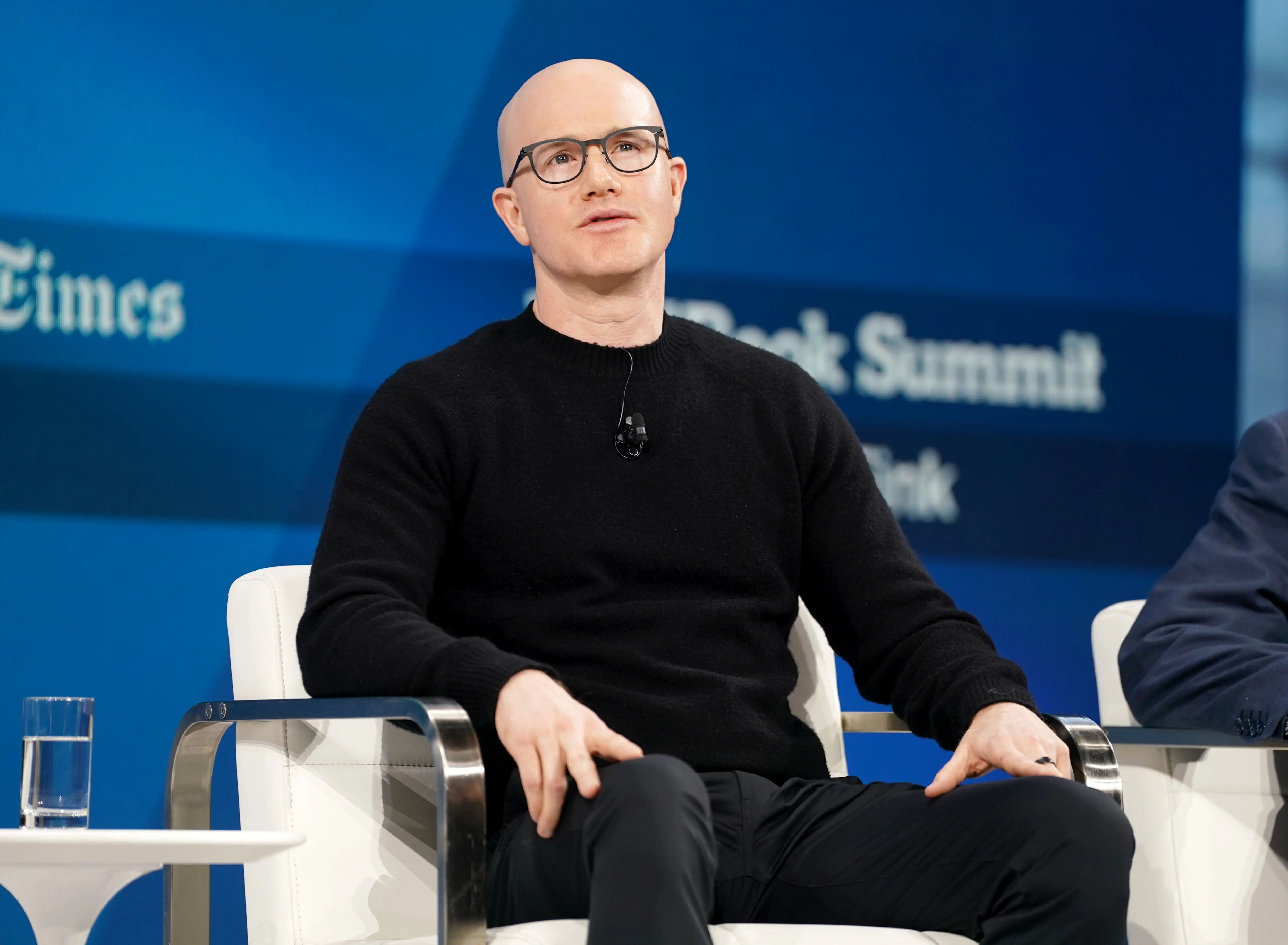 Coinbase CEO Brian Armstrong is pictured.