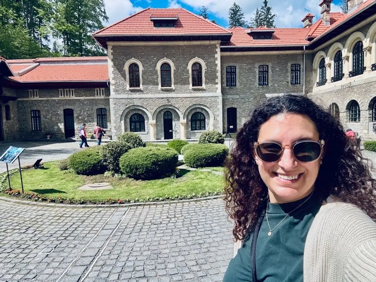 The author in Romania