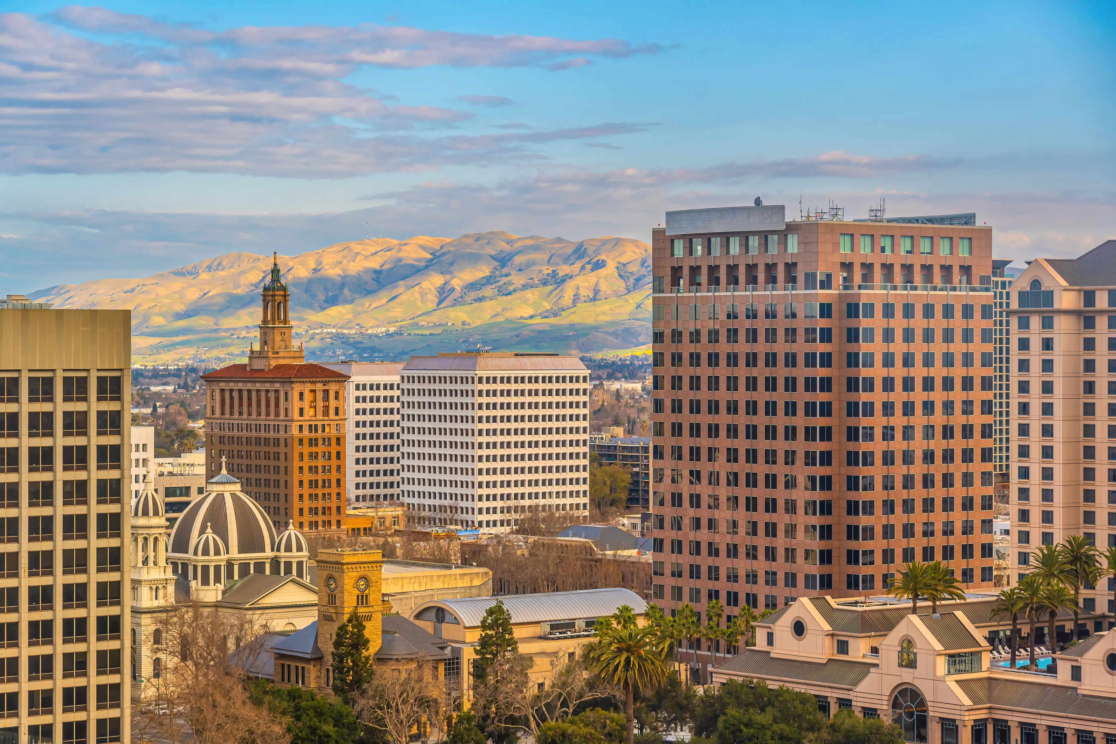 Downtown San Jose city skyline.