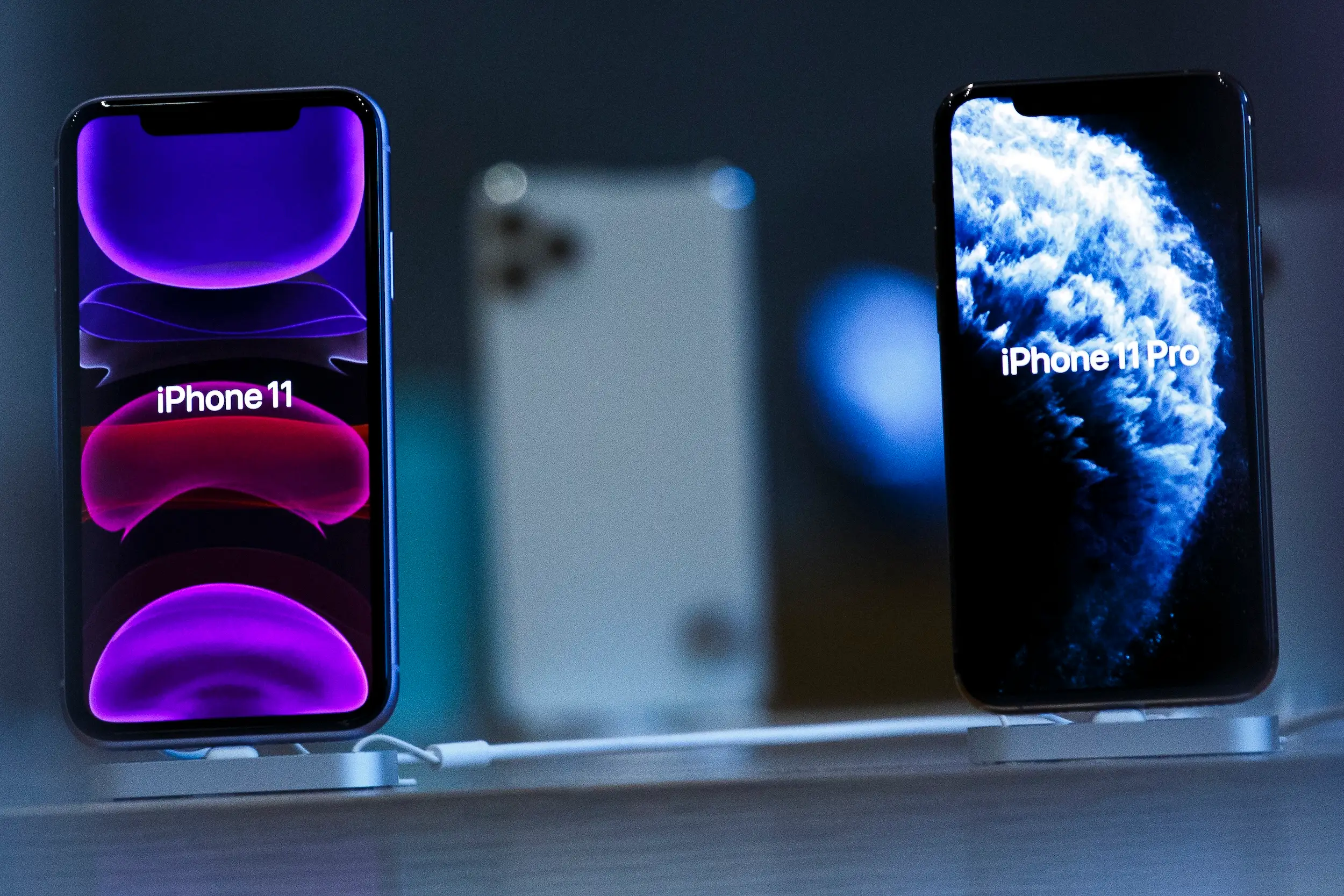iPhone 11s are seen on sale in 2019