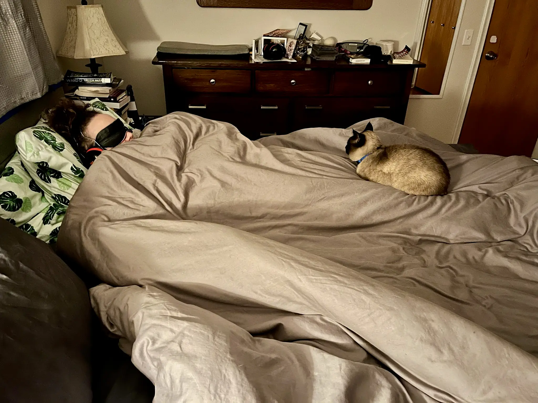 Woman in bed
