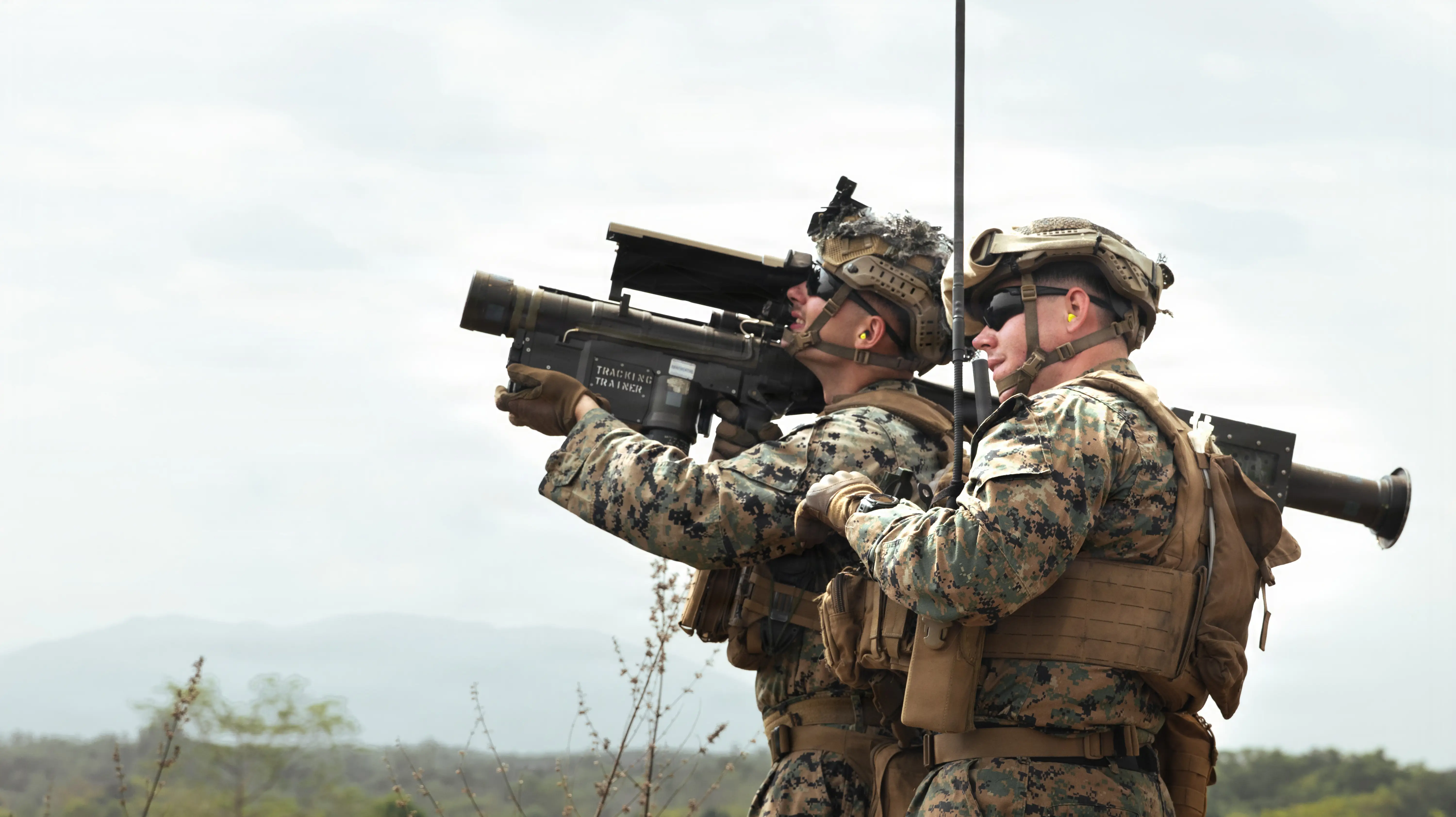Marines prepare to fire an FIM-92 Stinger missile during a training exercise in Thailand, March 5, 2026.