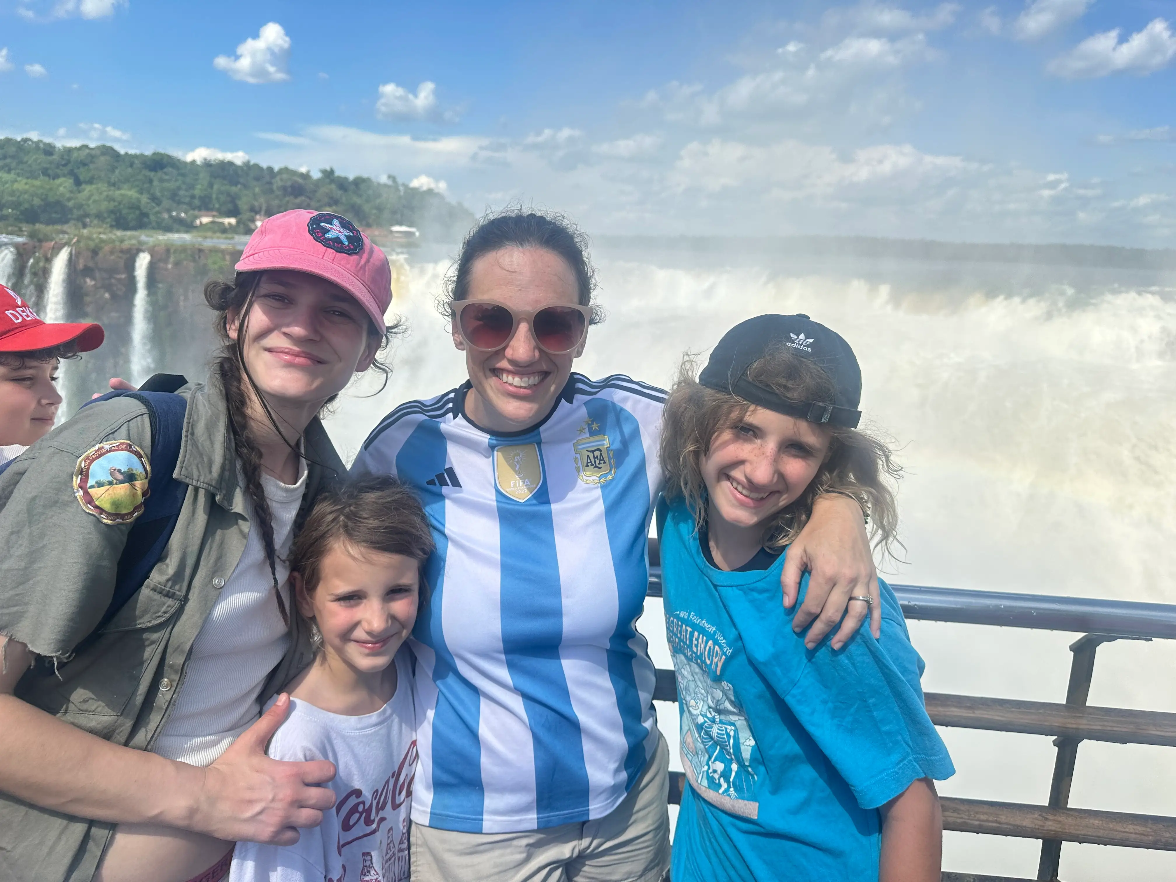 Family at Iguazu Falls