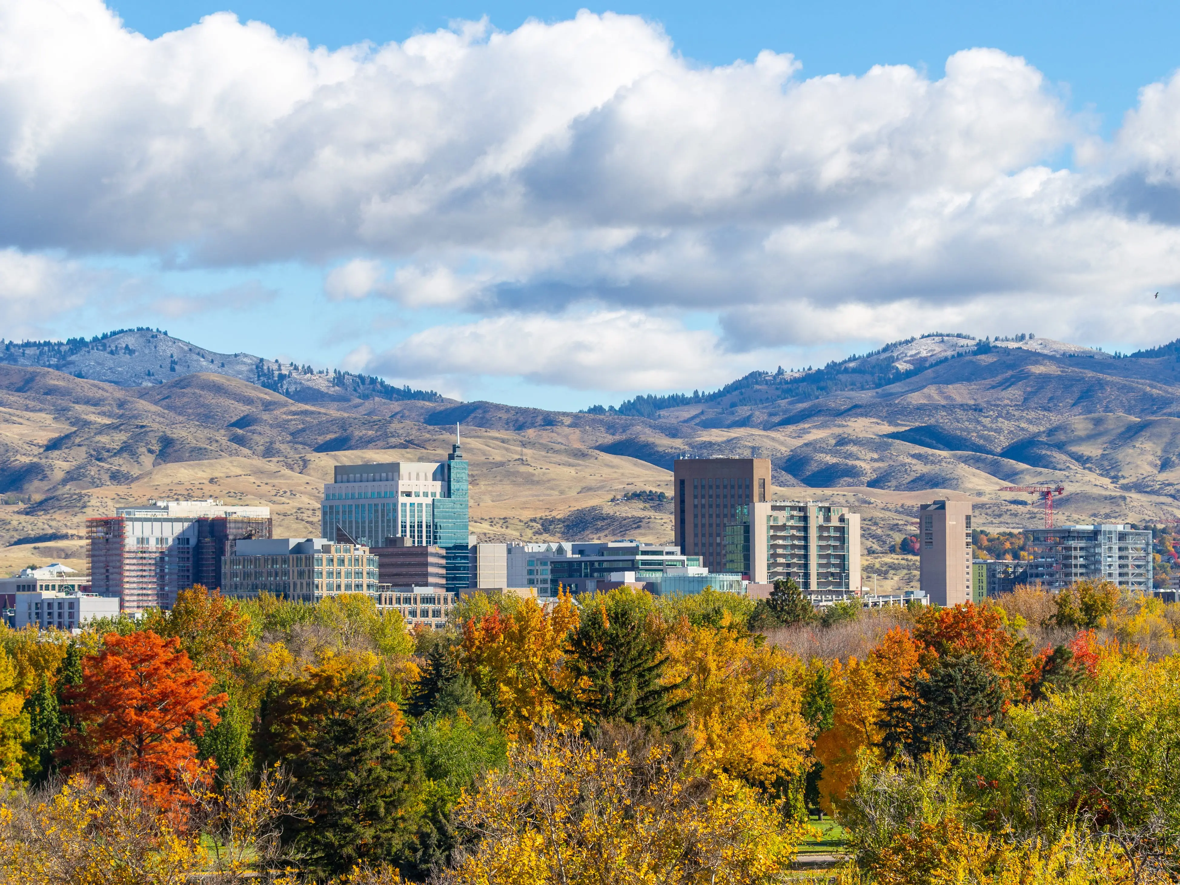 Fall colors in Idaho's capital city