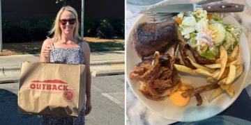 Our family of 4 tried Outback Steakhouse’s $55 family-style meal deal. It felt like a steal for a steak dinner at home.