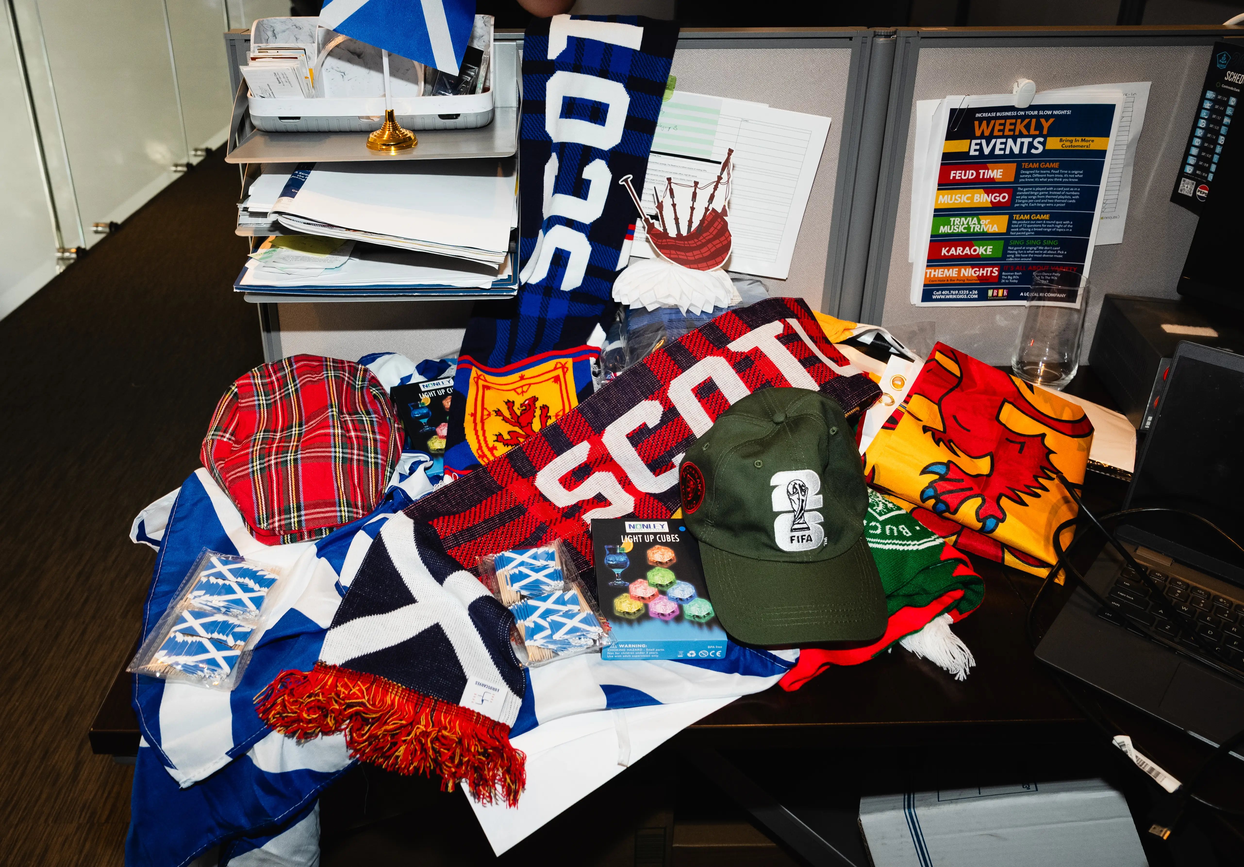 Tartan Army decorations