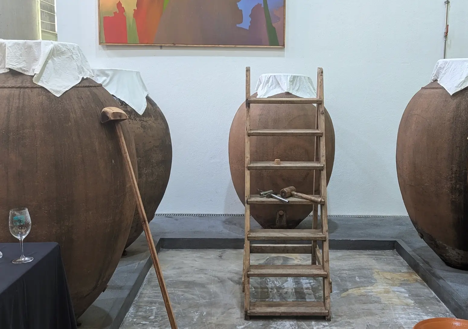 Talha, or giant clay jars, in the Alentejo region of Portugal.