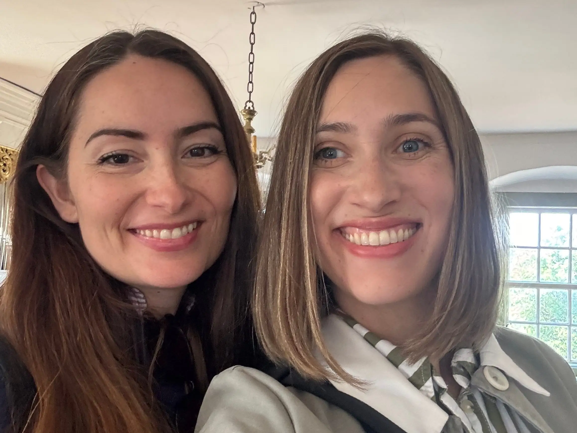 The author and her friend.