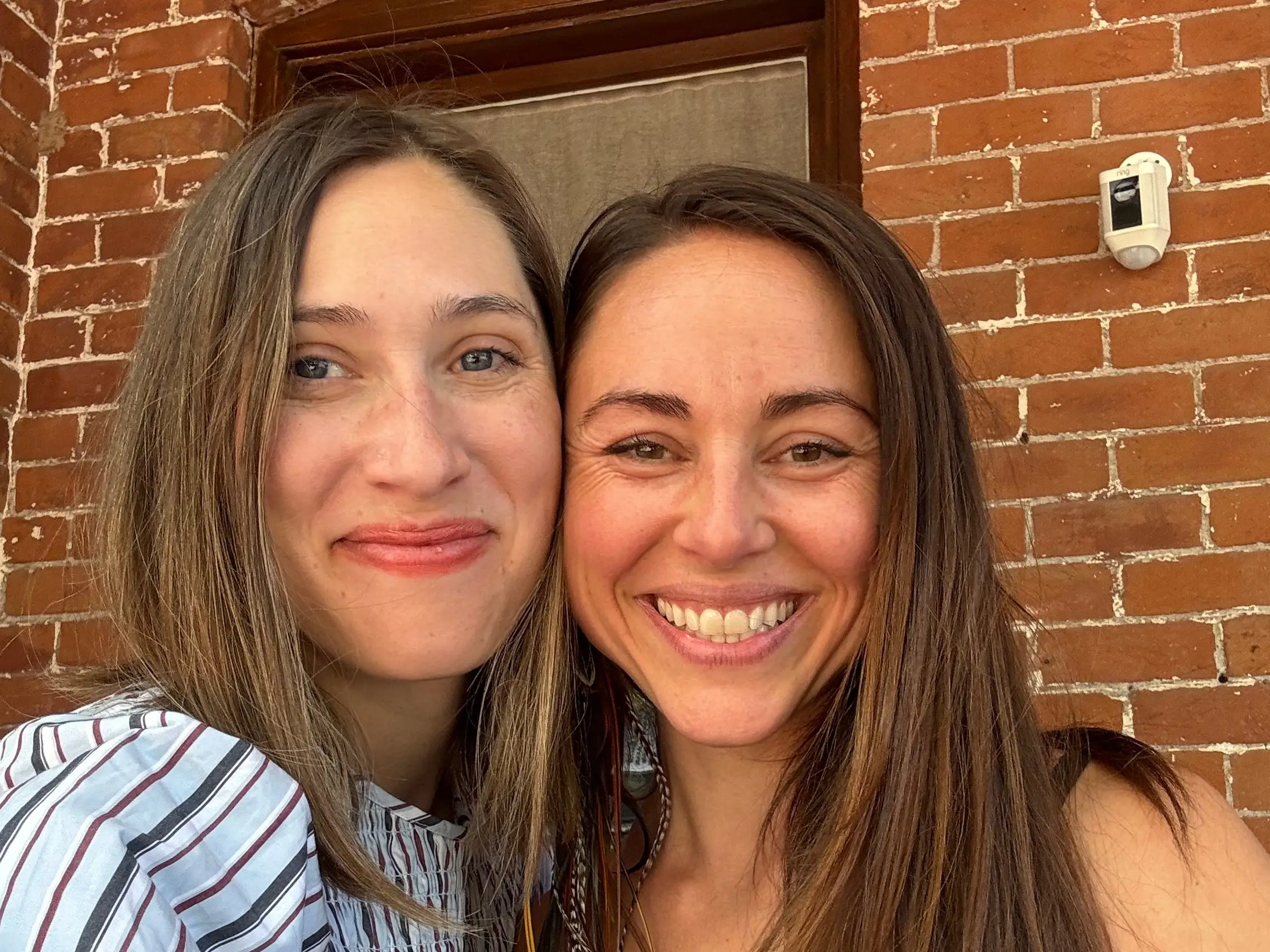 The author and her neighbor.