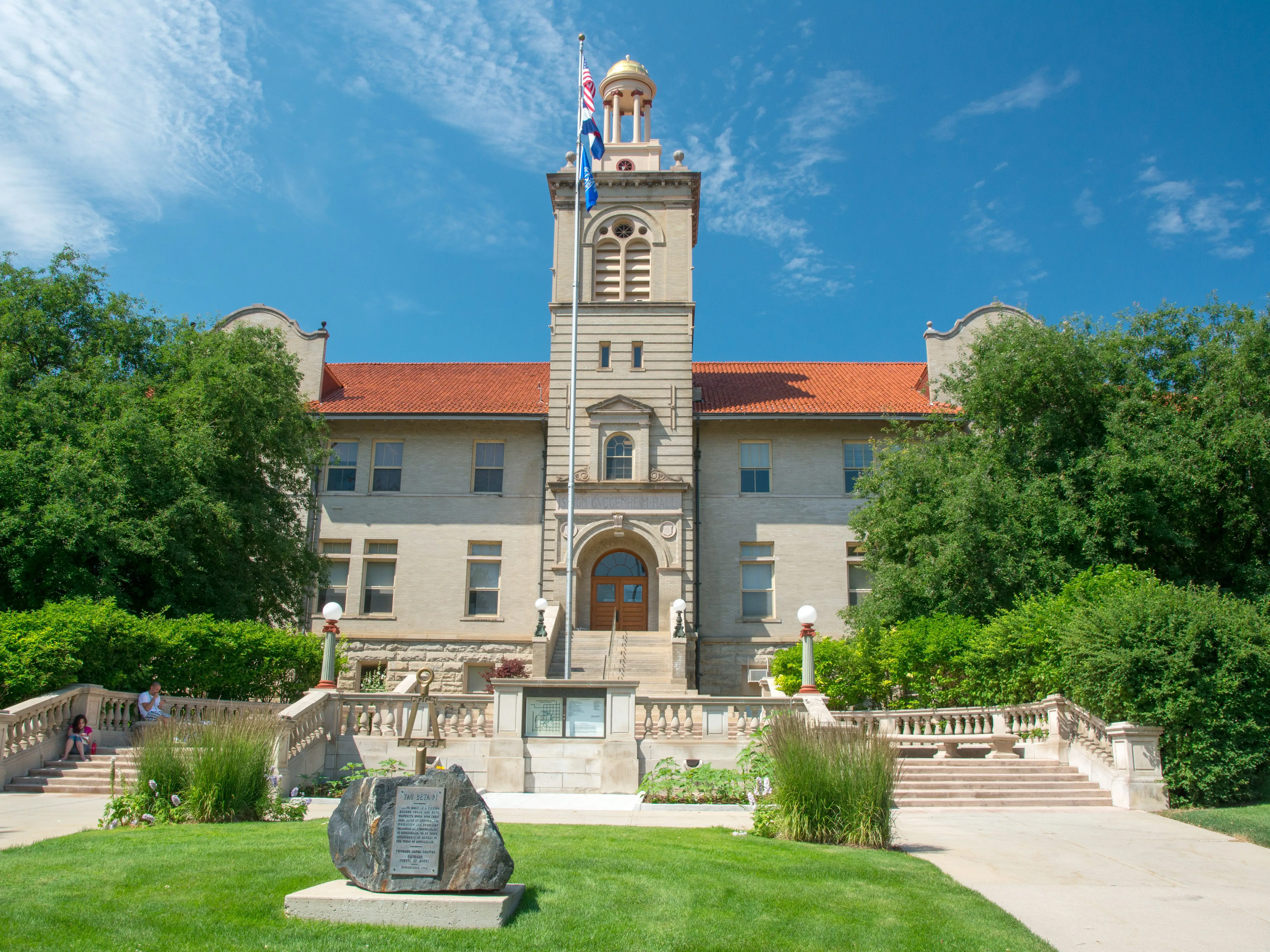 Golden, Co, USA - July 12, 2013 Administration building on a college campus