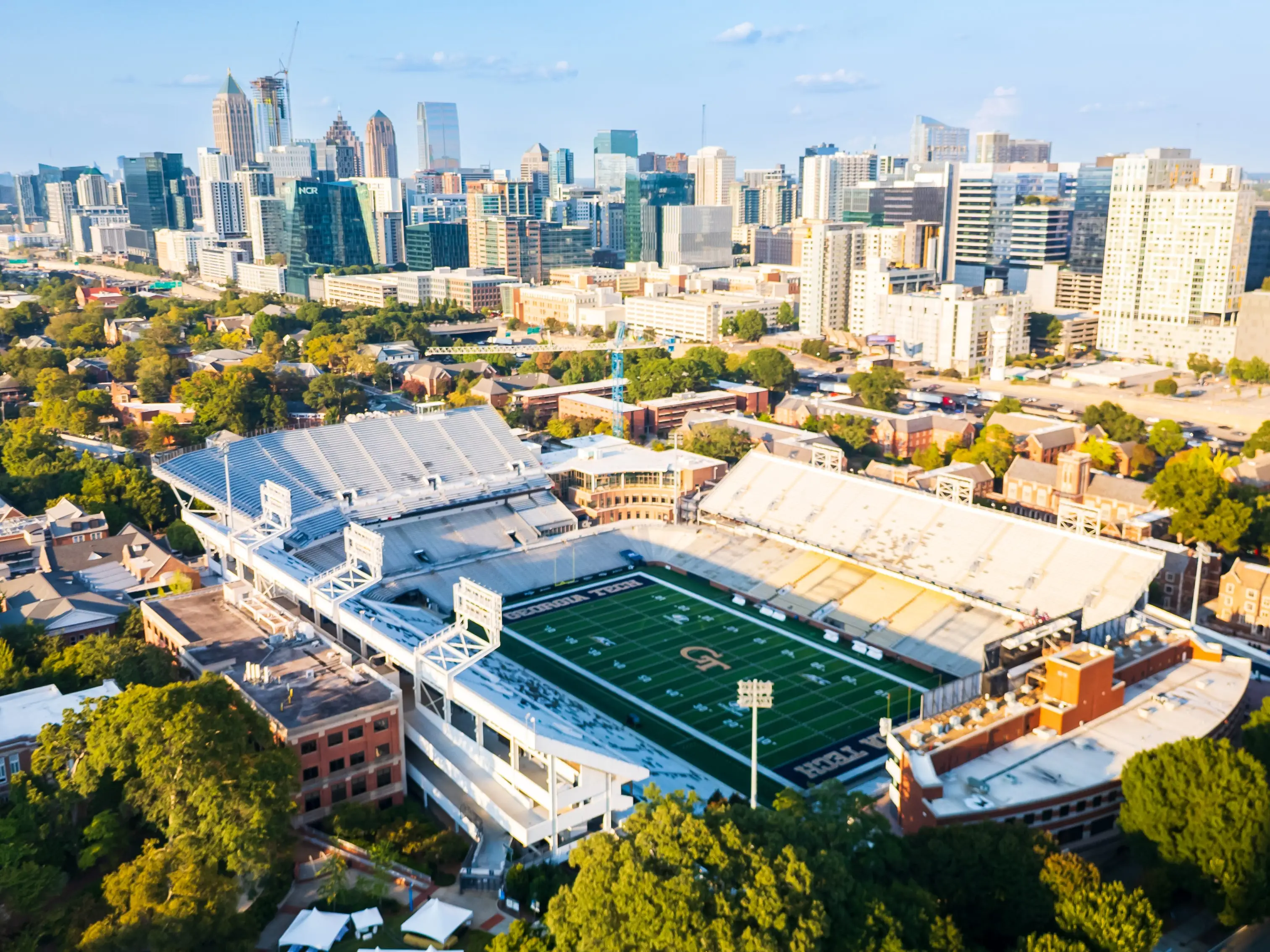 Atlanta, GA - September 12, 2025: Bobby Dodd Stadium is the football stadium located on the campus of the Georgia Institute of Technology in Atlanta.
