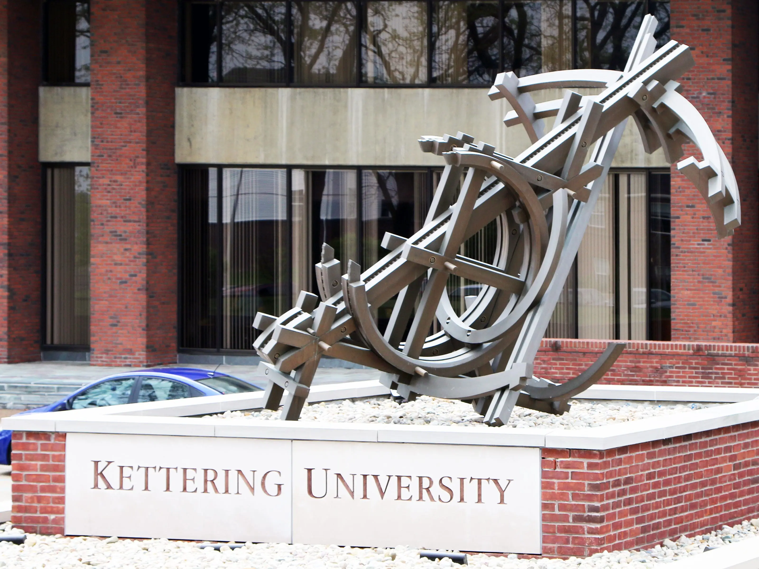 FLINT, MICHIGAN-JUNE, 2015:  Entrance to Kettering University, one of the USA's premier engineering schools.