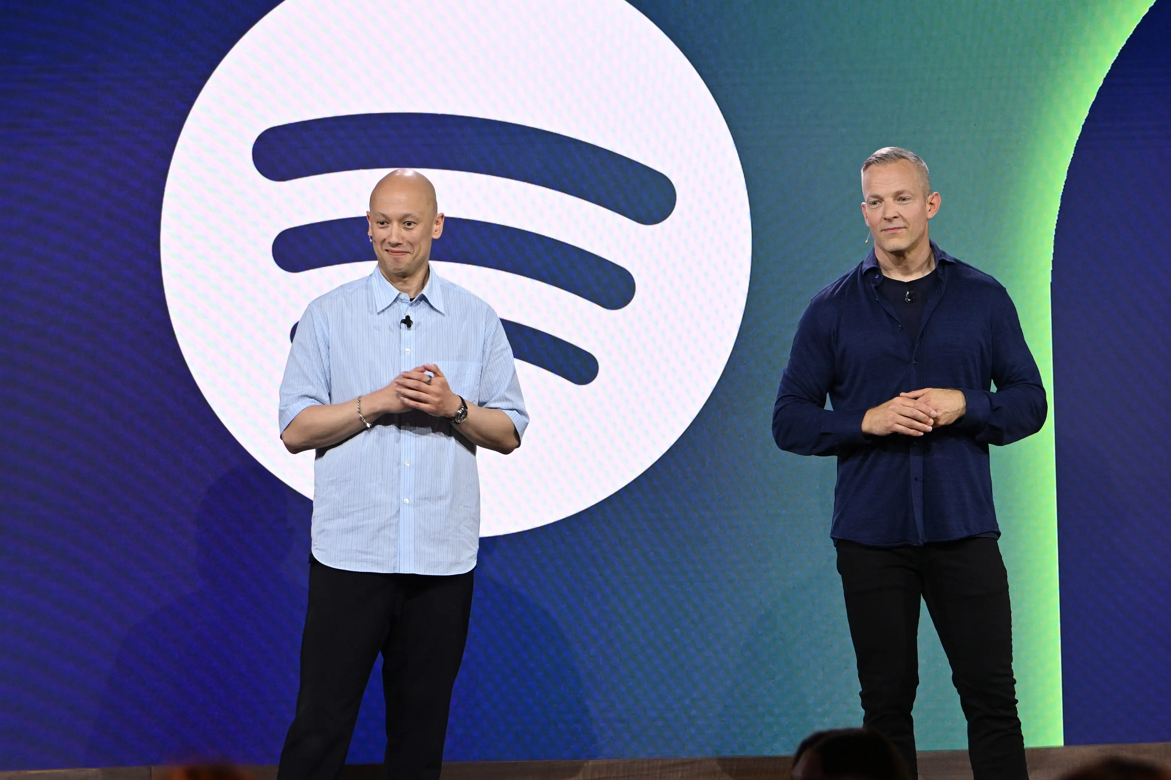 Spotify co-CEOs Alex Norström and Gustav Söderström.