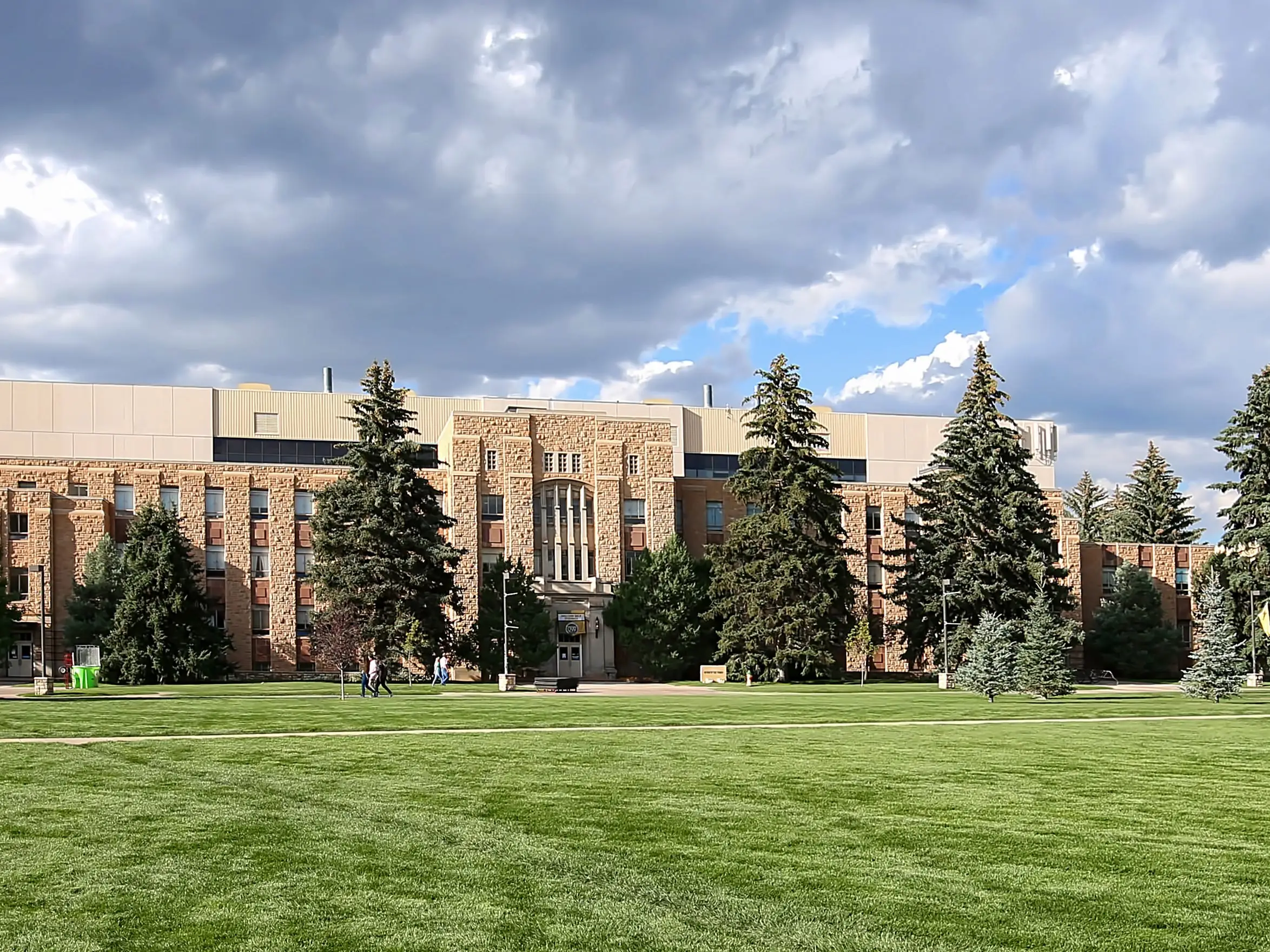 Laramie, Wyoming, USA - August 28, 2018: College of Arts and Science Building located on the campus of the University of Wyoming.