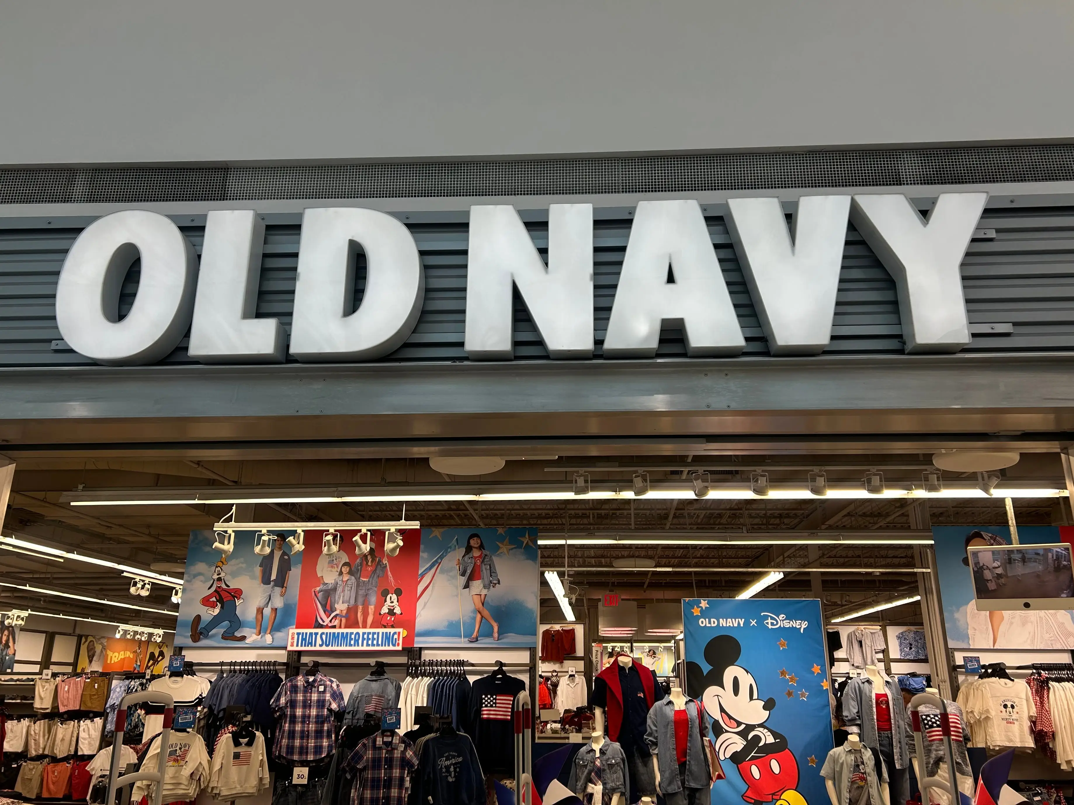 The exterior of an Old Navy store.