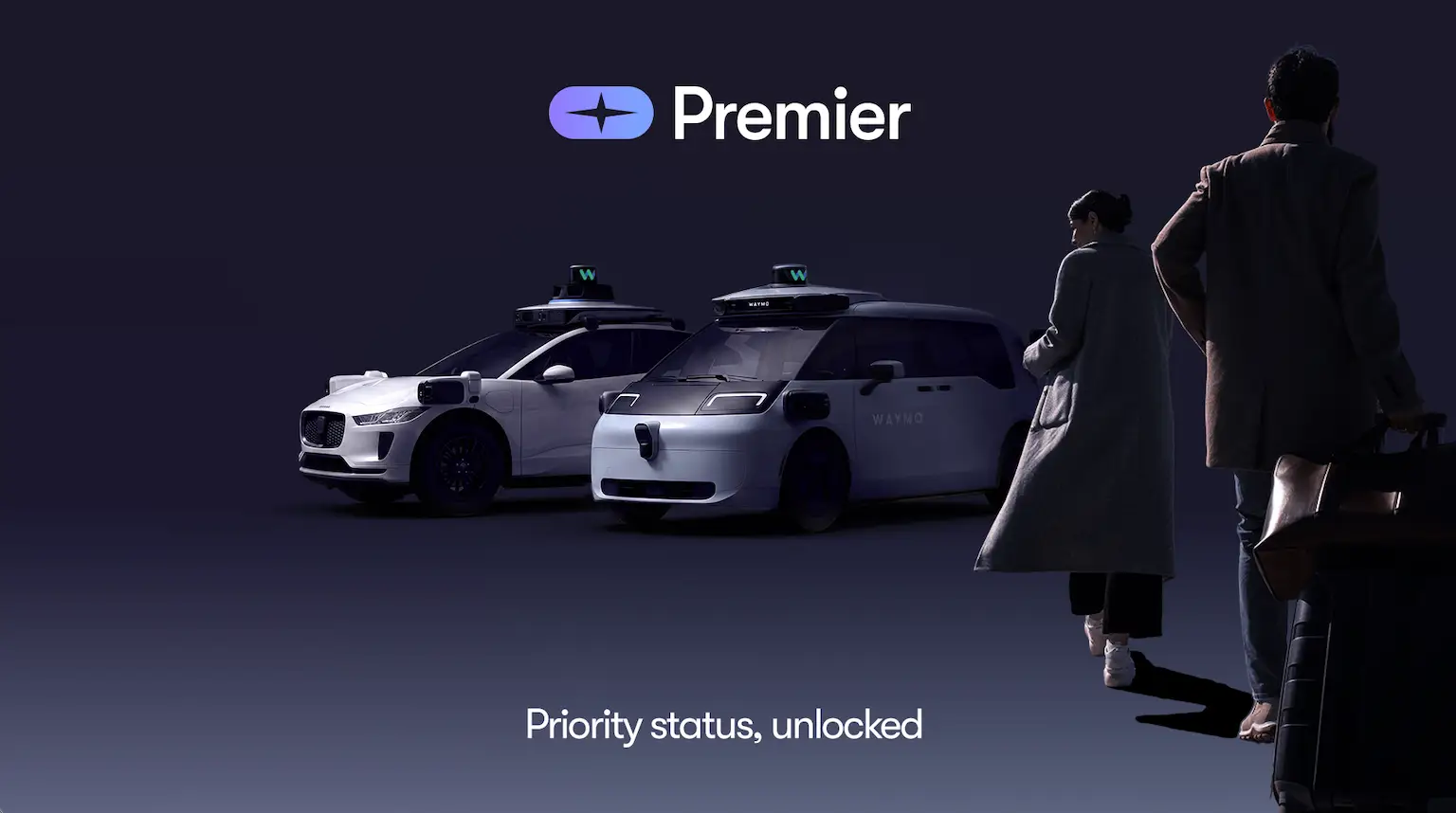 An advertisement for Waymo's 