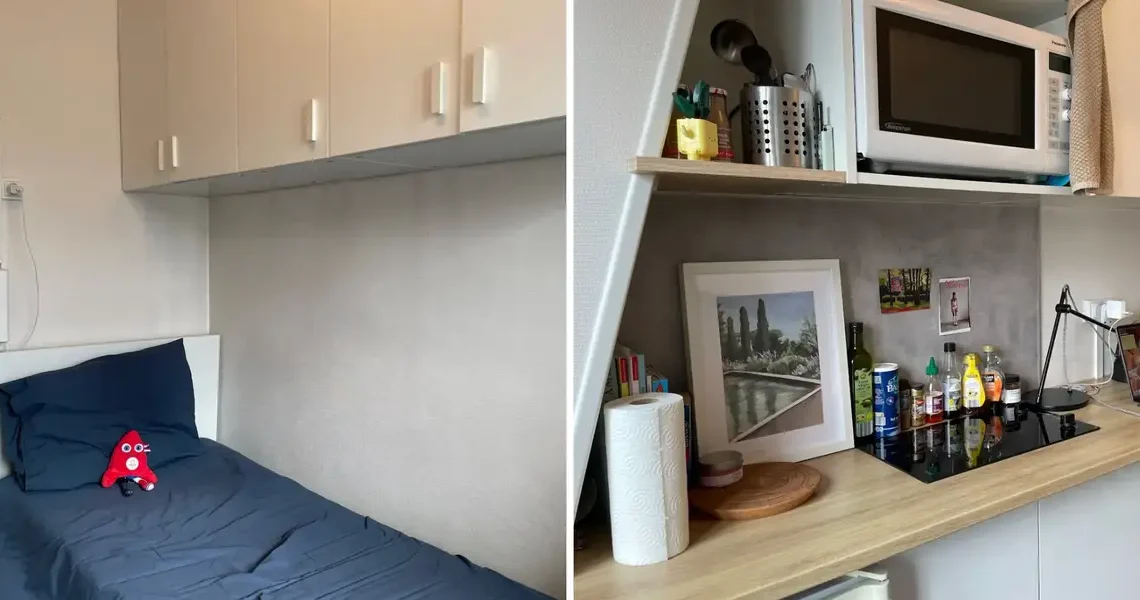 I live in a 97-square-foot micro-apartment in Paris. It was supposed to be temporary, but I realized I love tiny living.