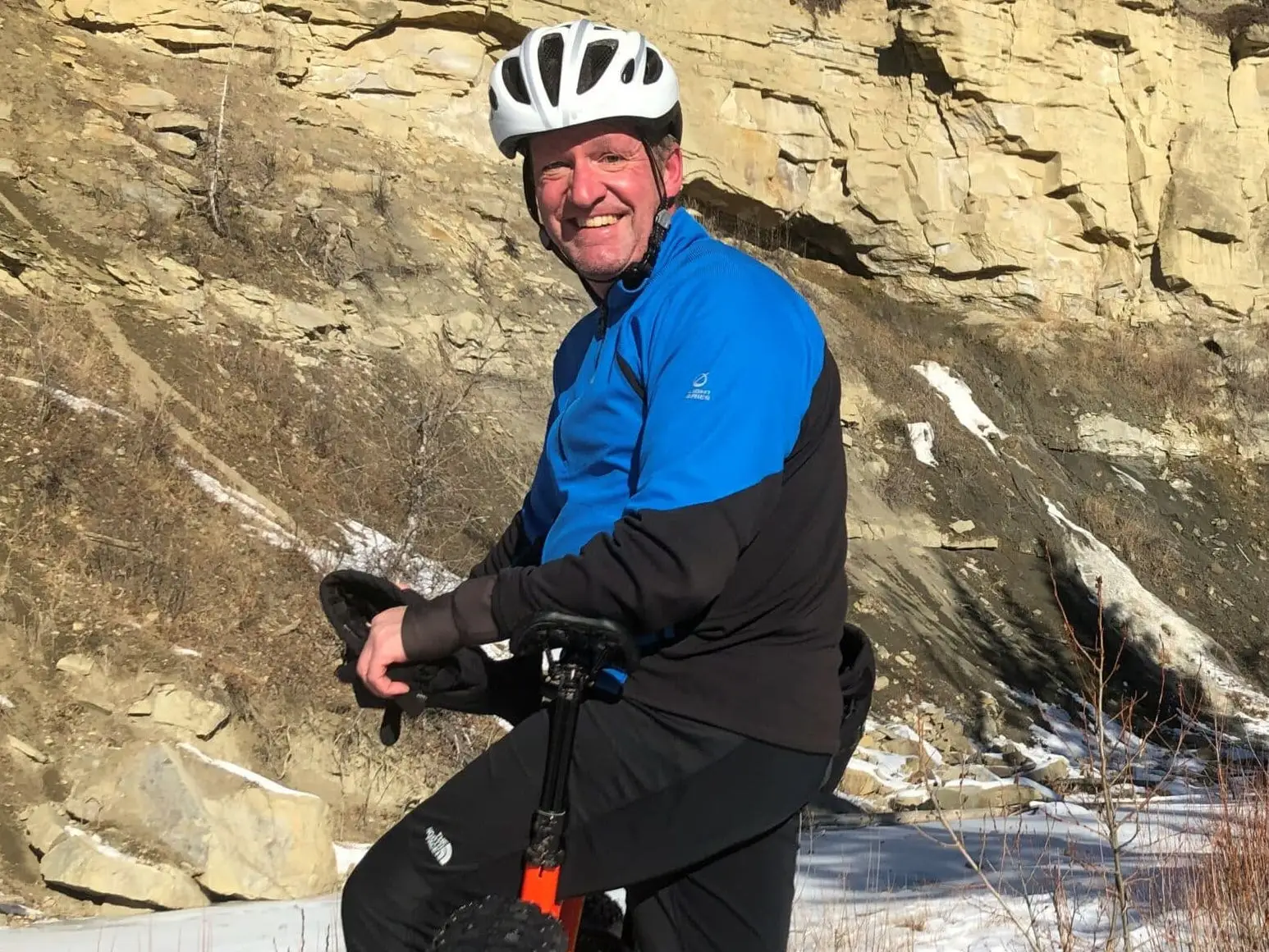 Dave Nitsche on bike