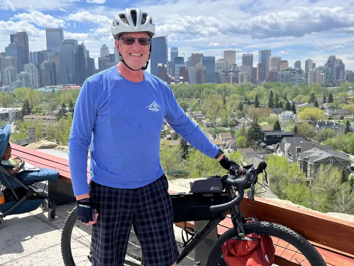 Dave Nitsche on bike