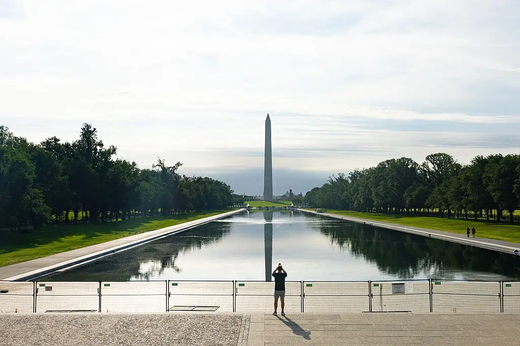 The Lincoln Memorial Reflecting Pool.