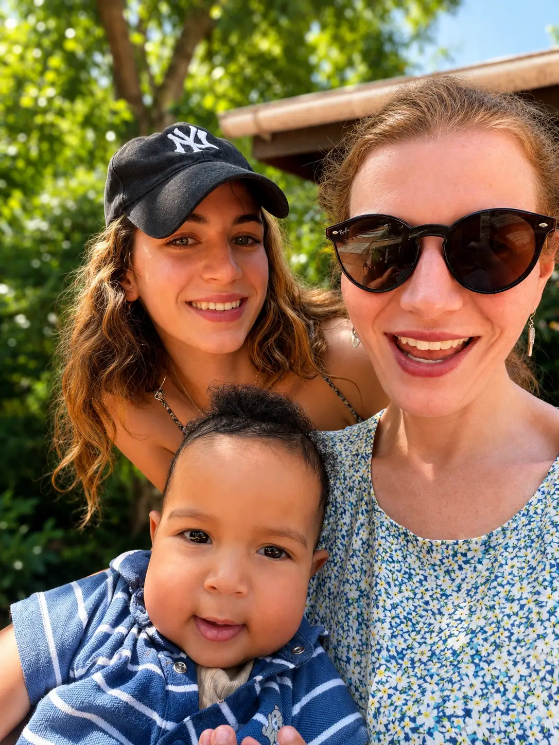 The author, shown with her two children.