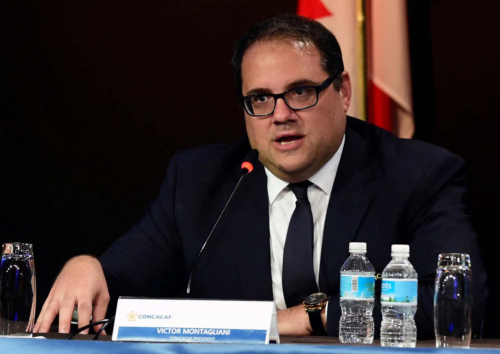 Victor Montagliani during the 66th FIFA Congress in Mexico City on May 12, 2016.