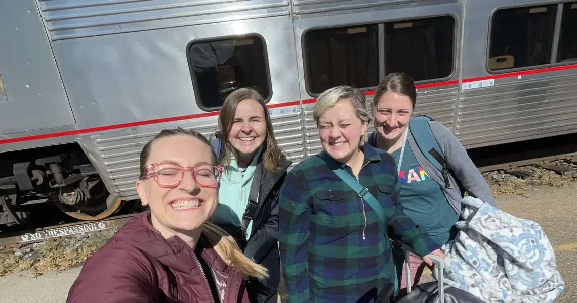 My friends and I take a 14-hour Amtrak trip together every year. It’s the cheapest way to spend time together.