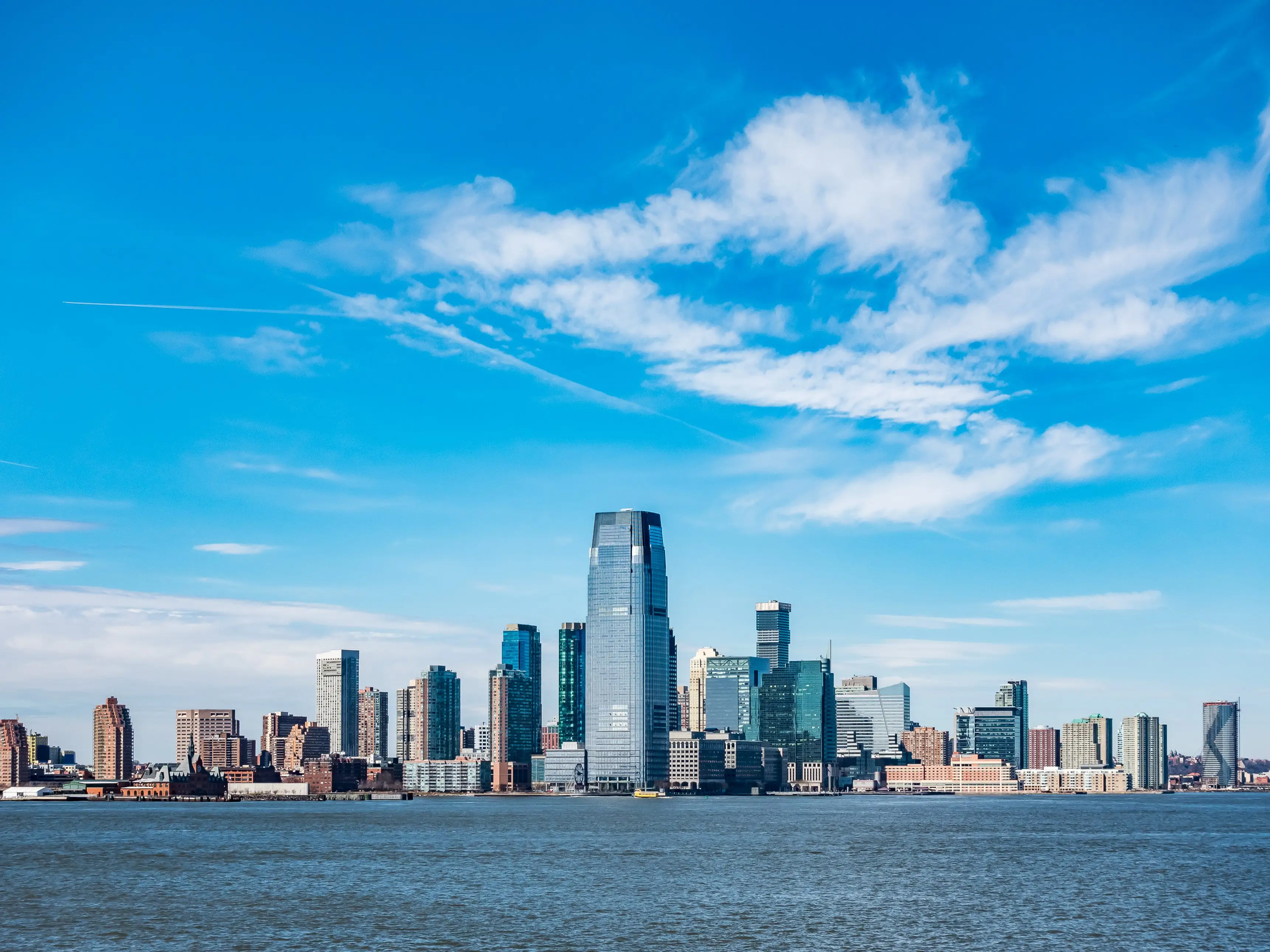 Panoramic view of New Jersey City skylines