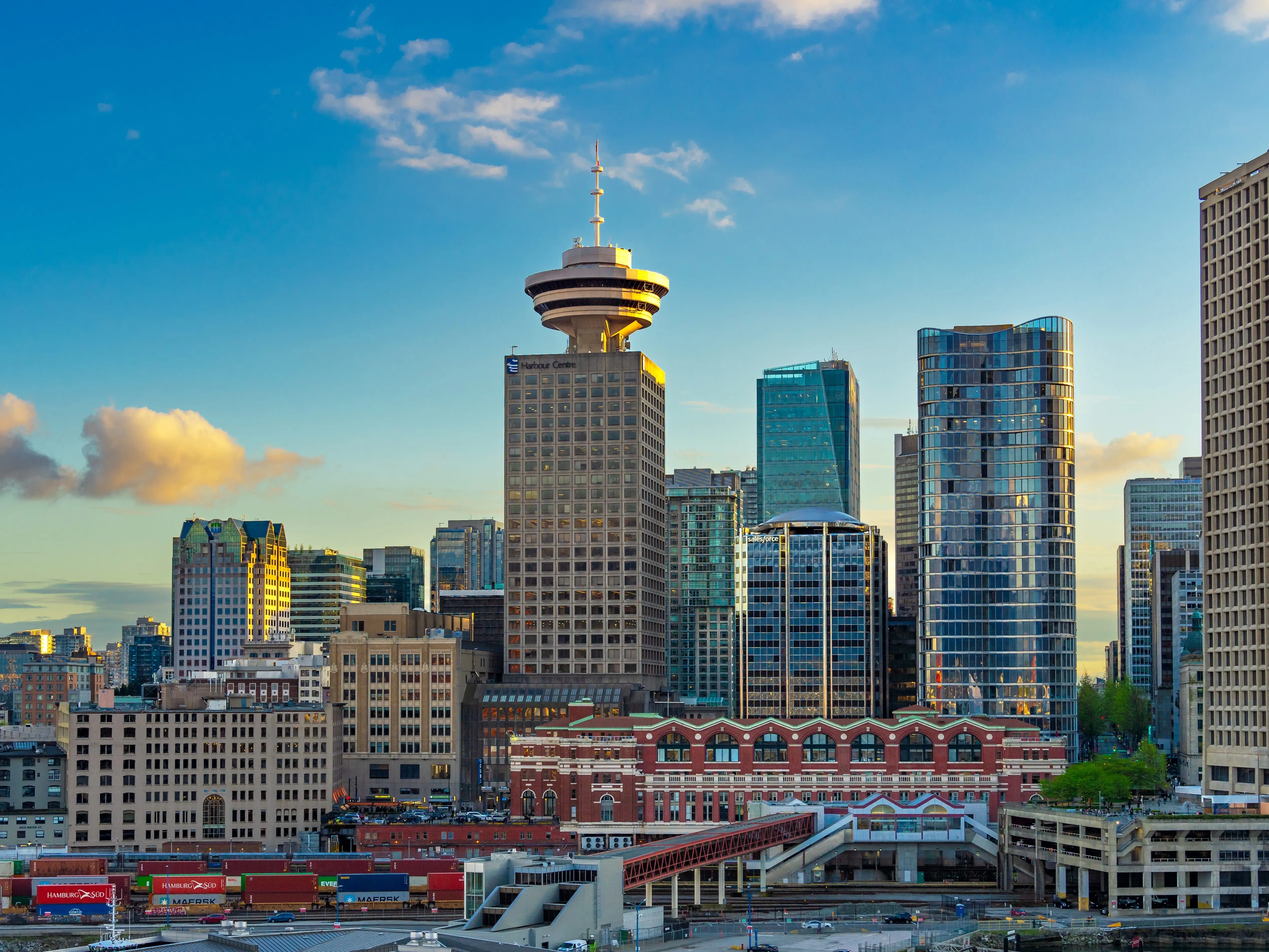 Buildings in Vancouver, Canada.