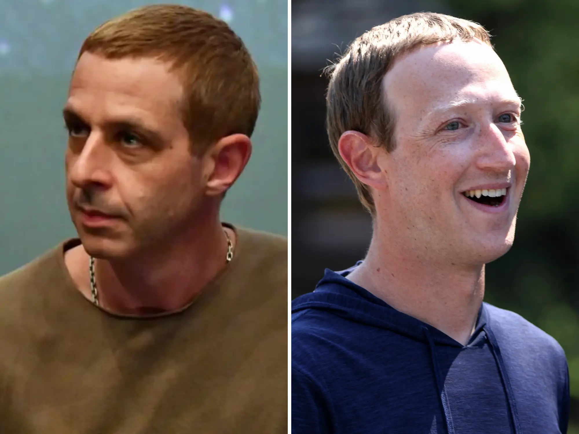 jeremy strong and mark zuckerberg