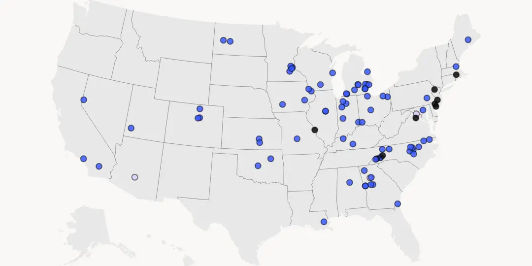 The map of America’s data center revolt