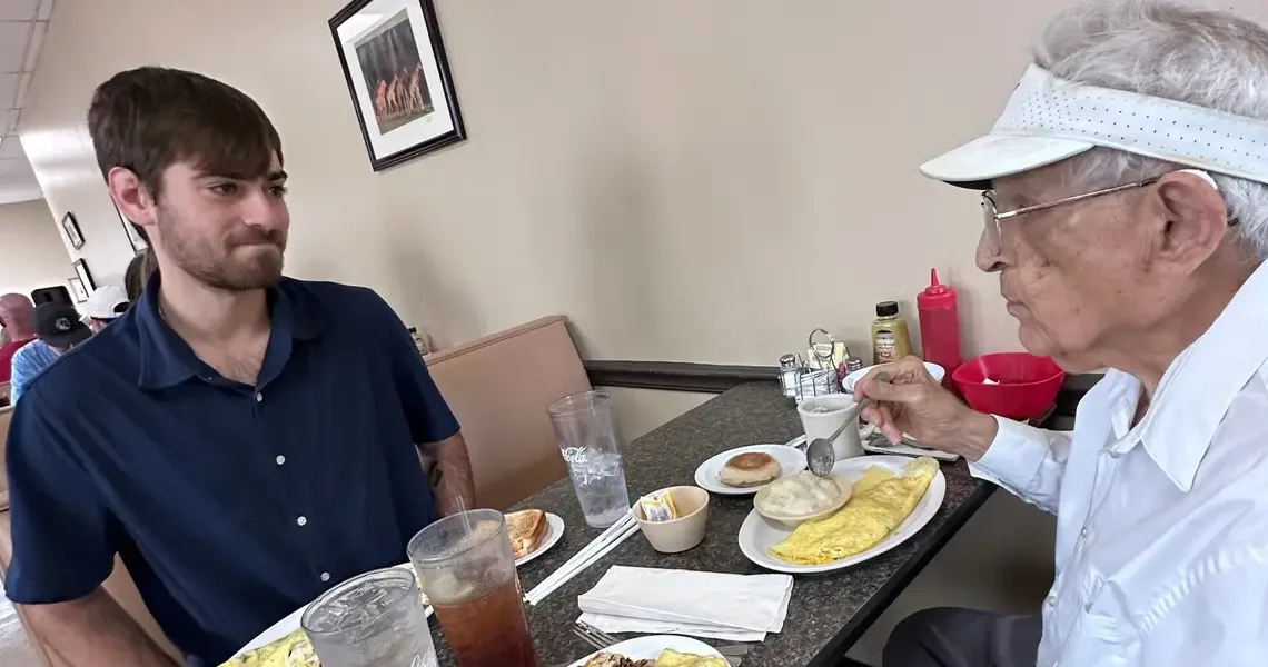 I started caregiving to support myself through nursing school. A 96-year-old man became one of my best friends.