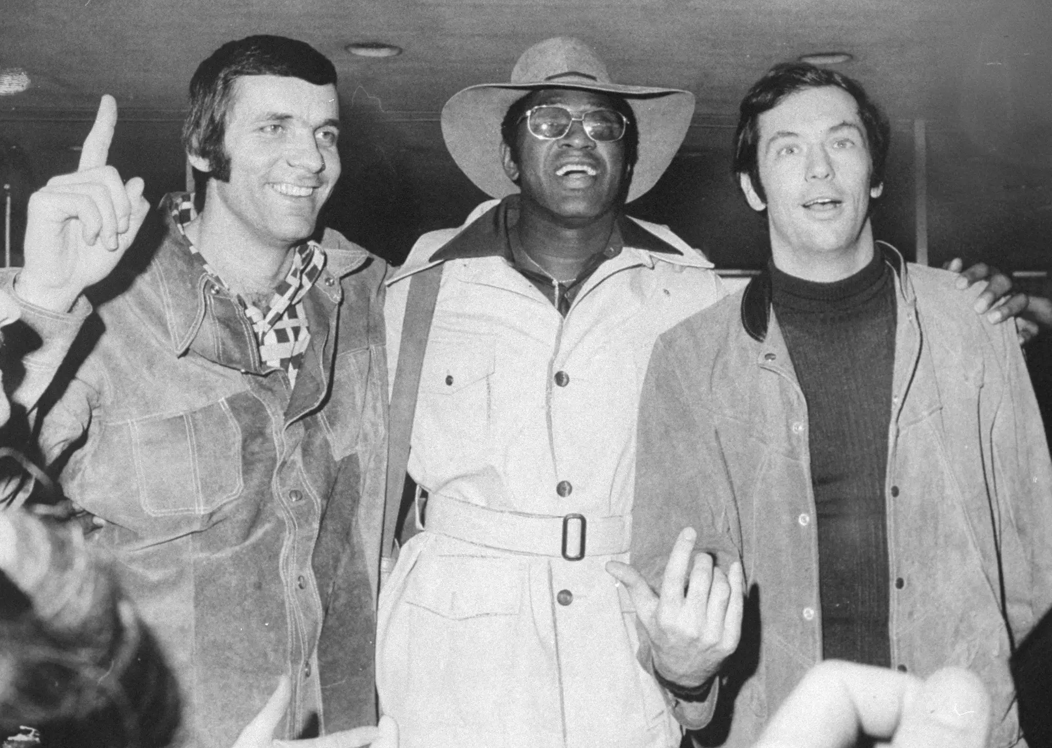 Jerry Lucas, Willis Reed and Bill Bradley