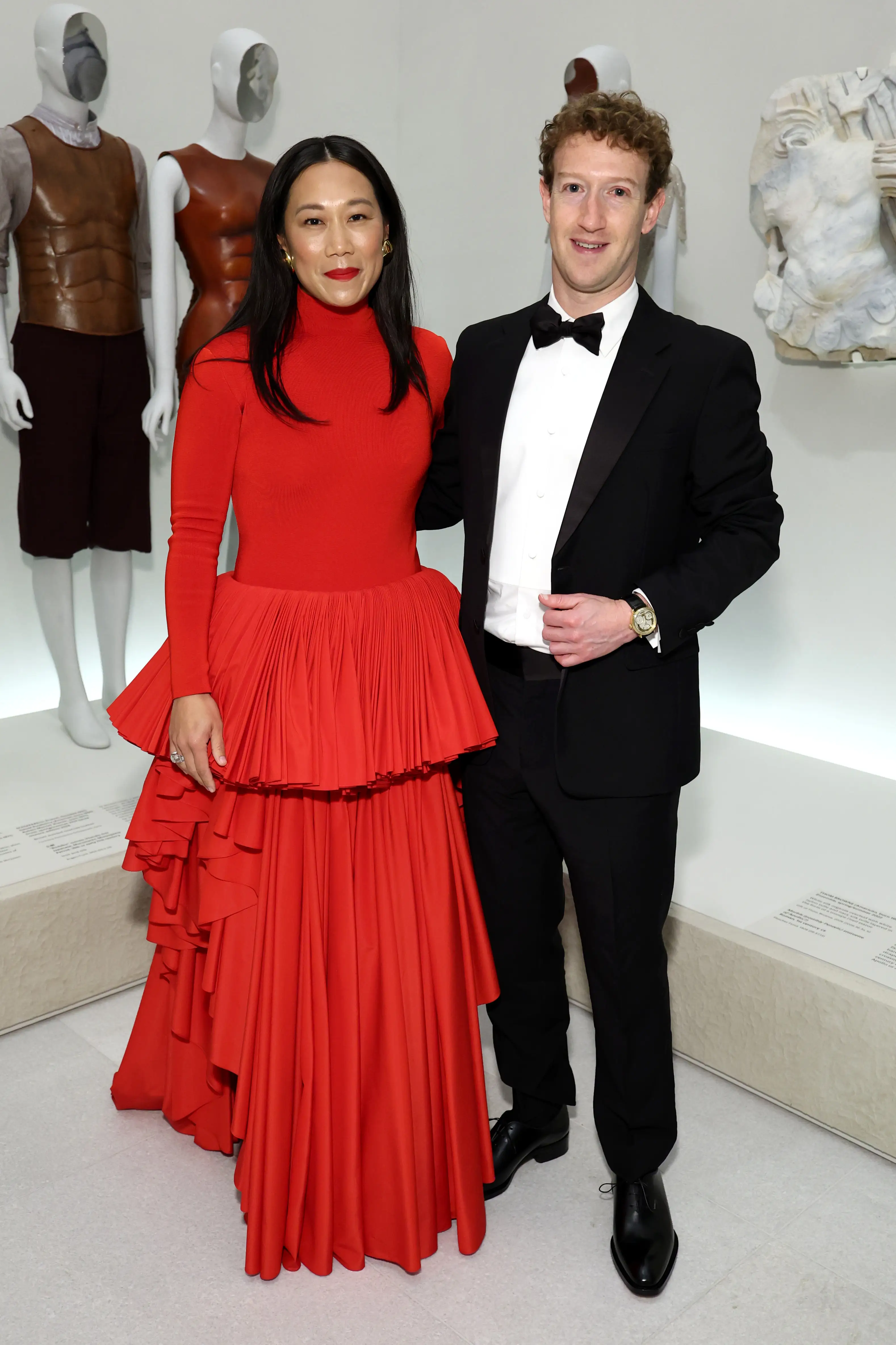 Priscilla Chan and Mark Zuckerberg at the 2026 Met Gala.