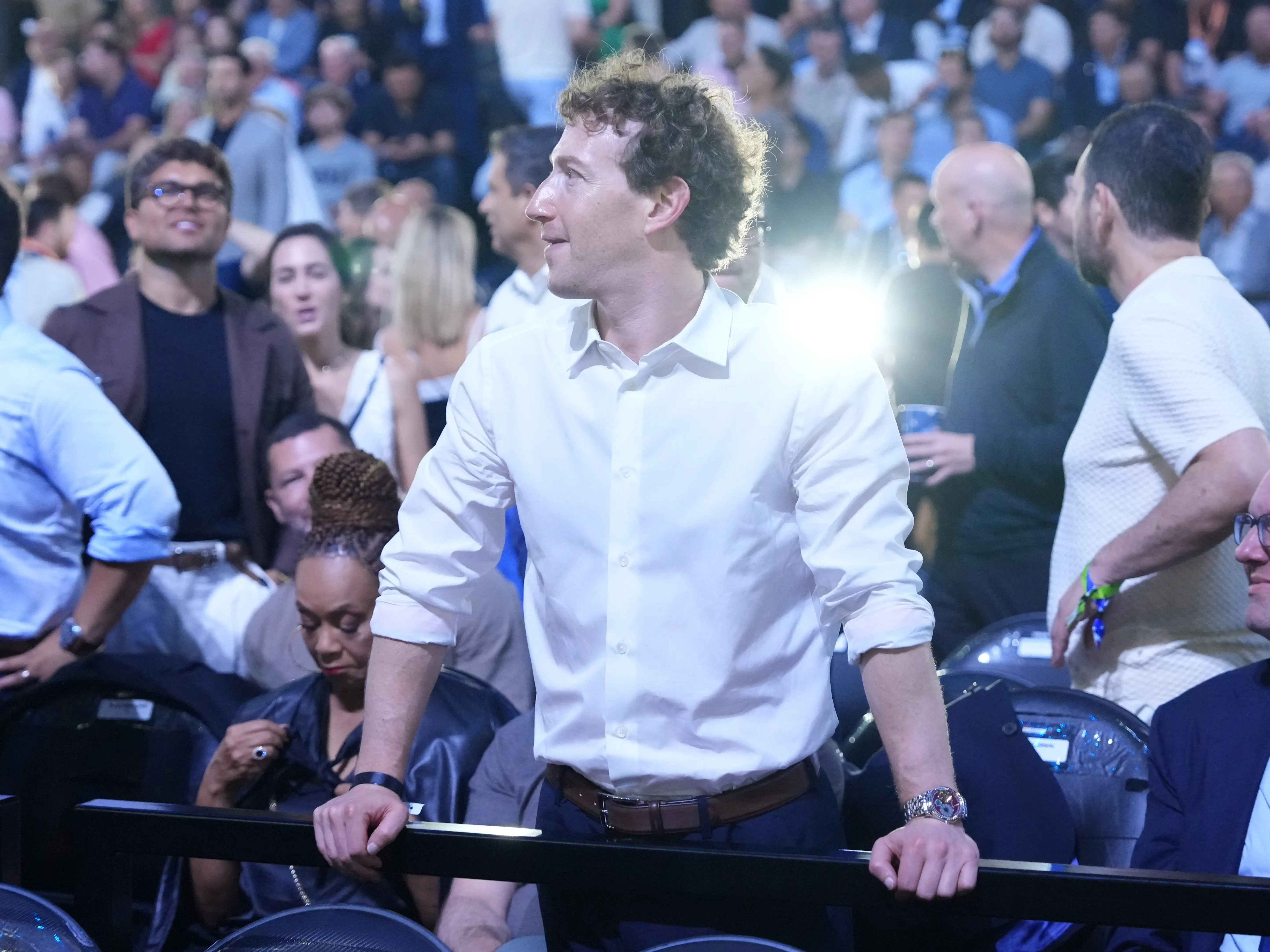 Mark Zuckerberg at the UFC Freedom 250 event.