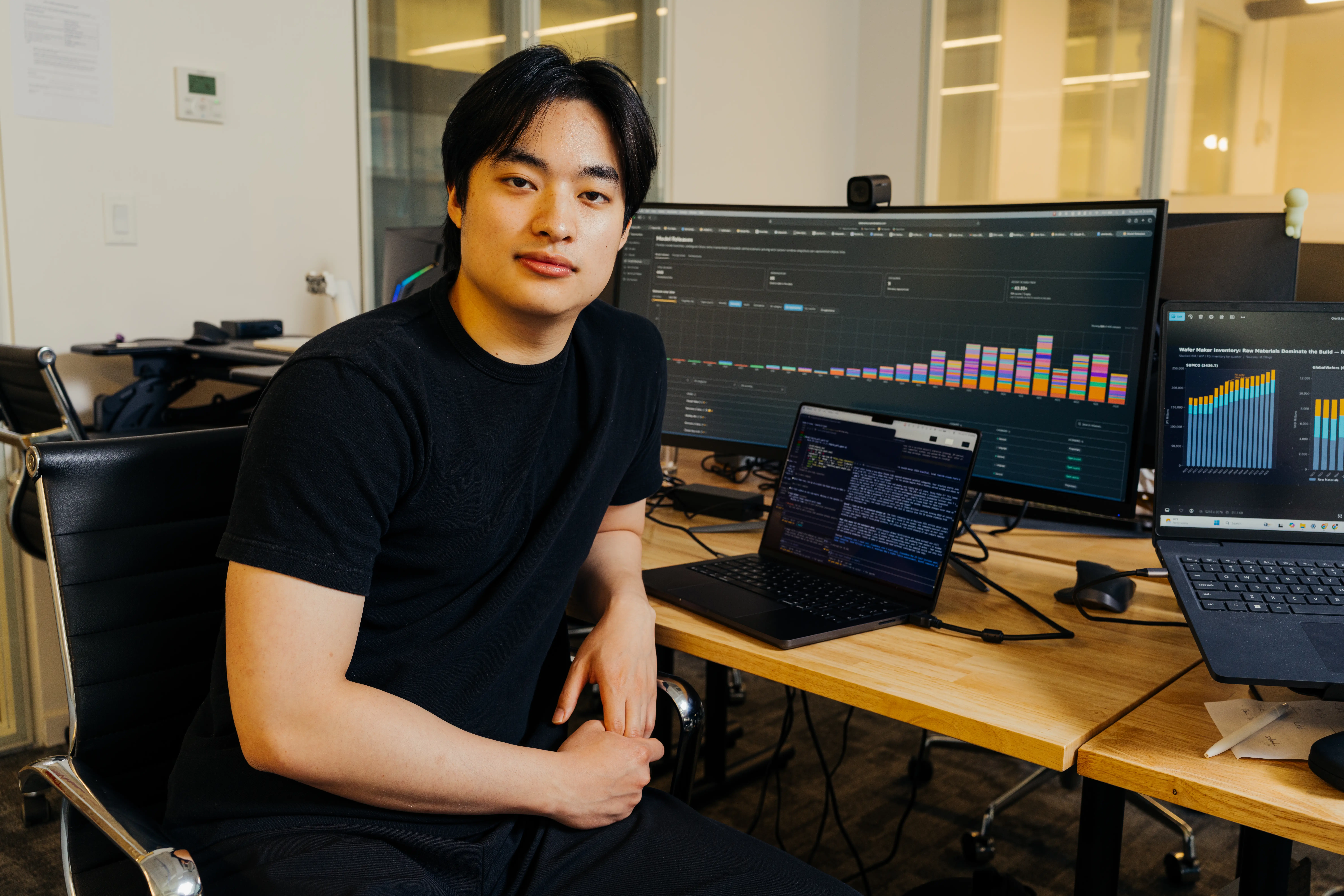 Max Kan, a tokenomics analyst for SemiAnalysis, is pictured.