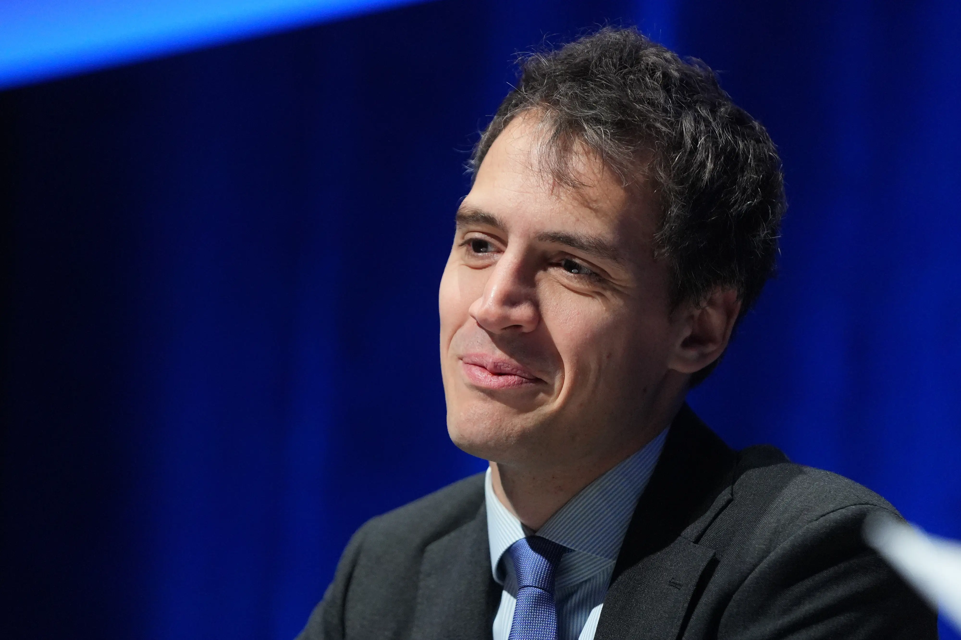 Arthur Mensch, Mistral's AI CEO, at the Paris Air Forum in Paris on June 12, 2026.