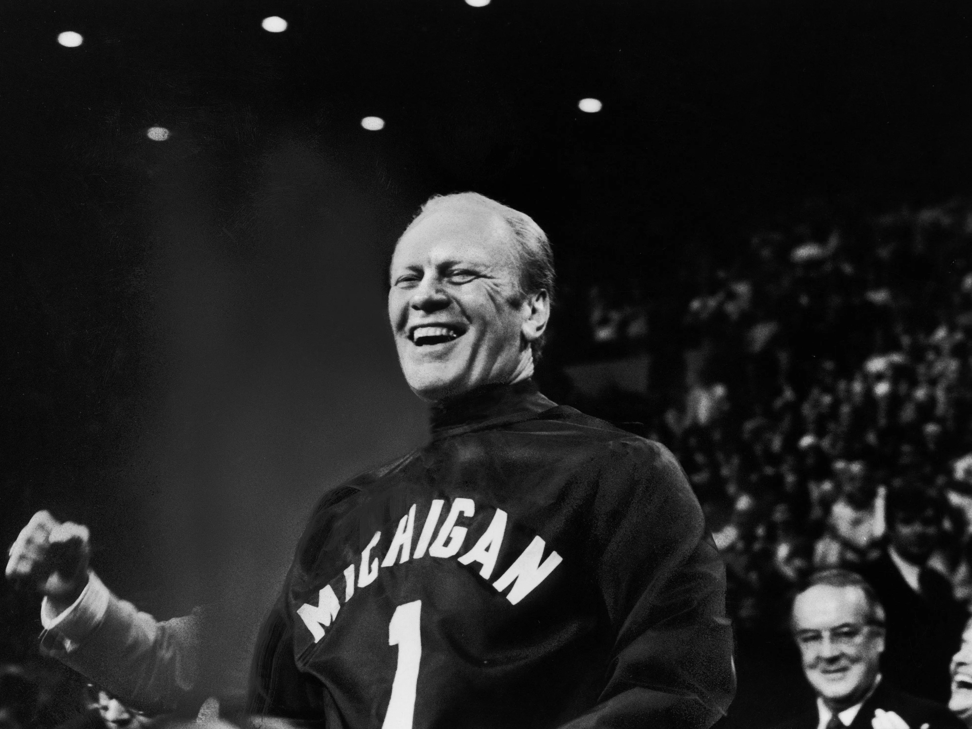 DISTRICT OF COLUMBIA, UNITED STATES - SEPTEMBER 15: University Of Michigan alumnus President Gerald R. Ford.