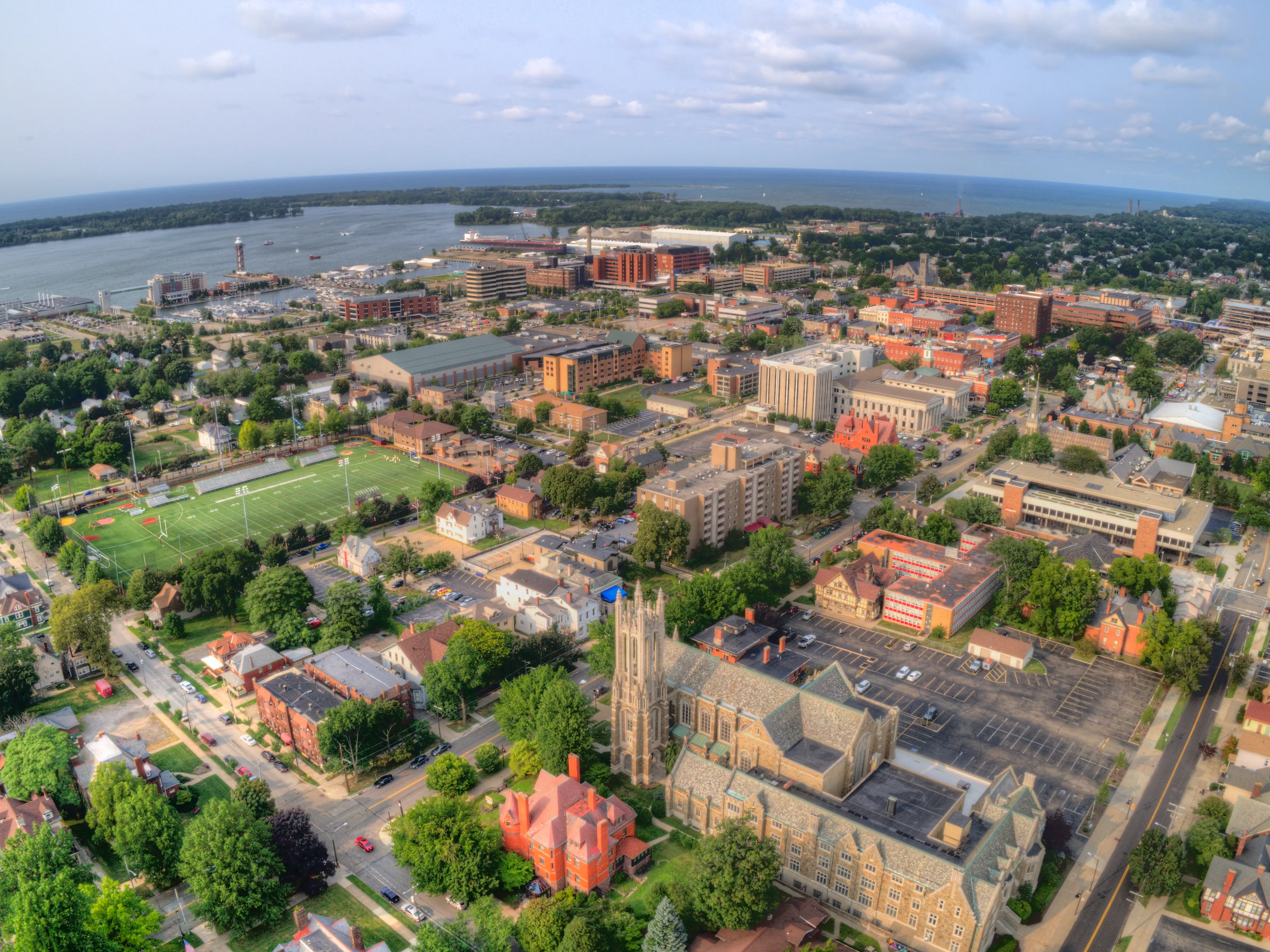 Erie is a Town in Pennsylvania on the Lake with the Same Name