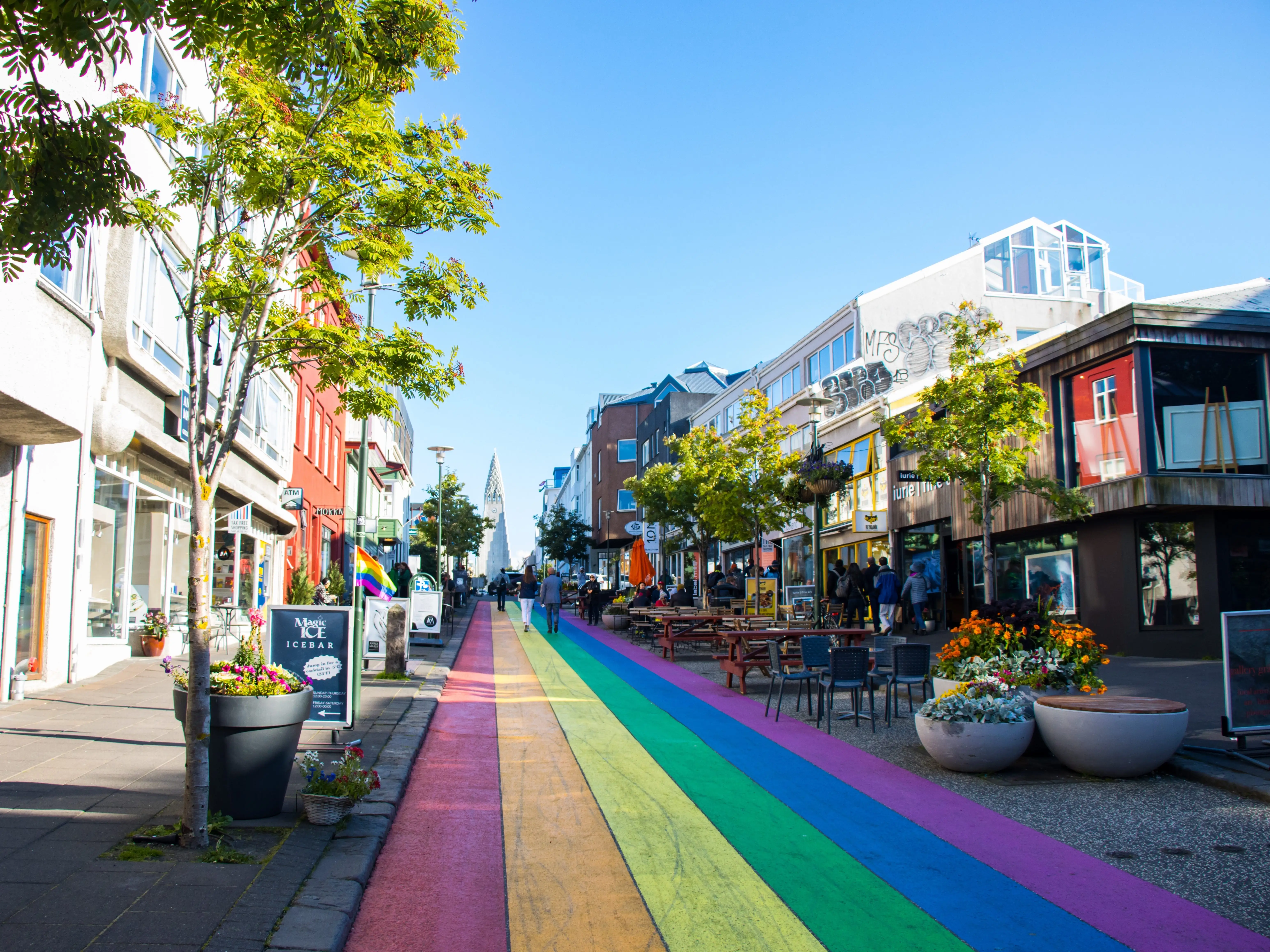 Street in Reykjavik, Iceland