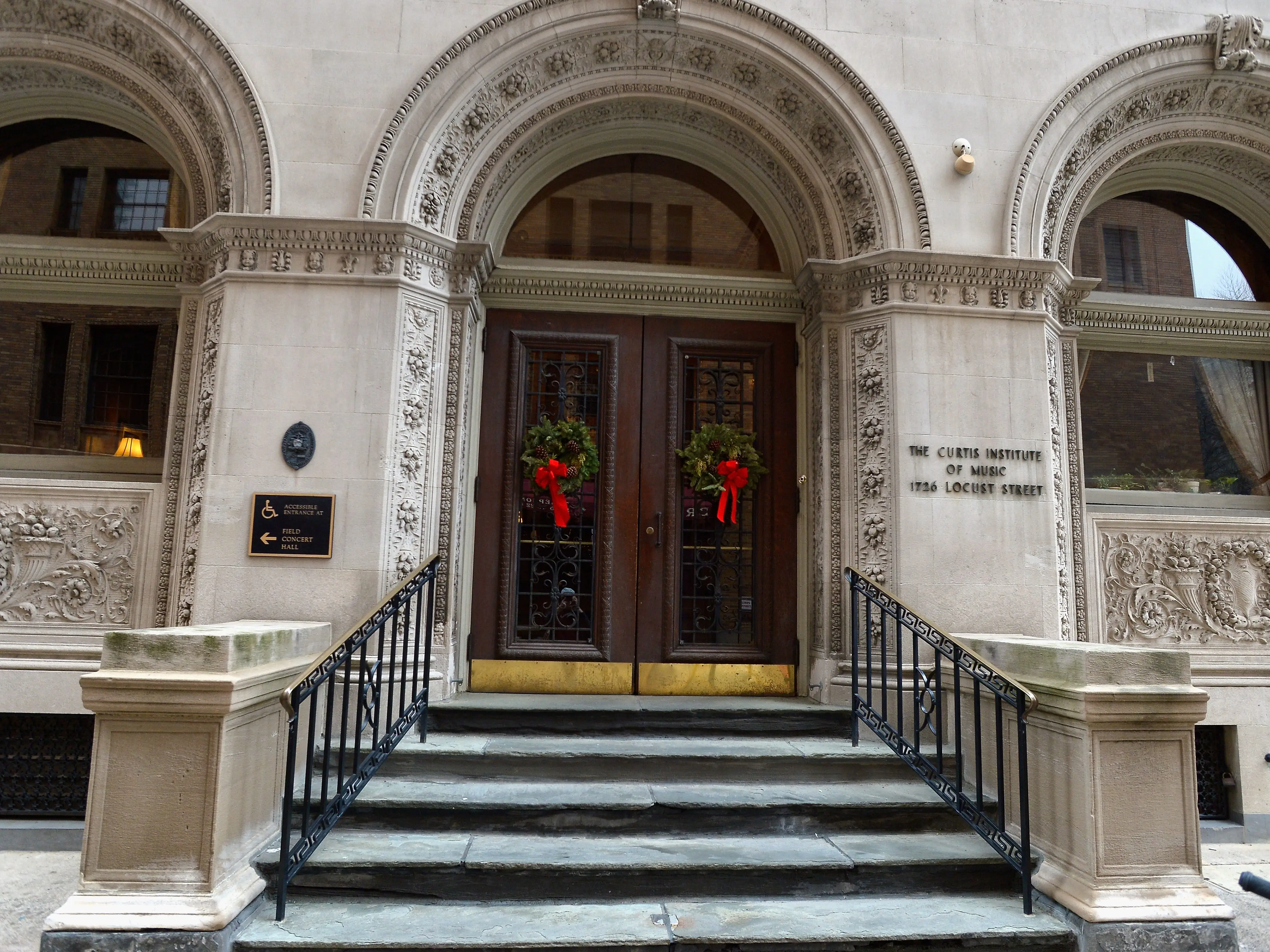 Outside view of the Curtis Institute of Music