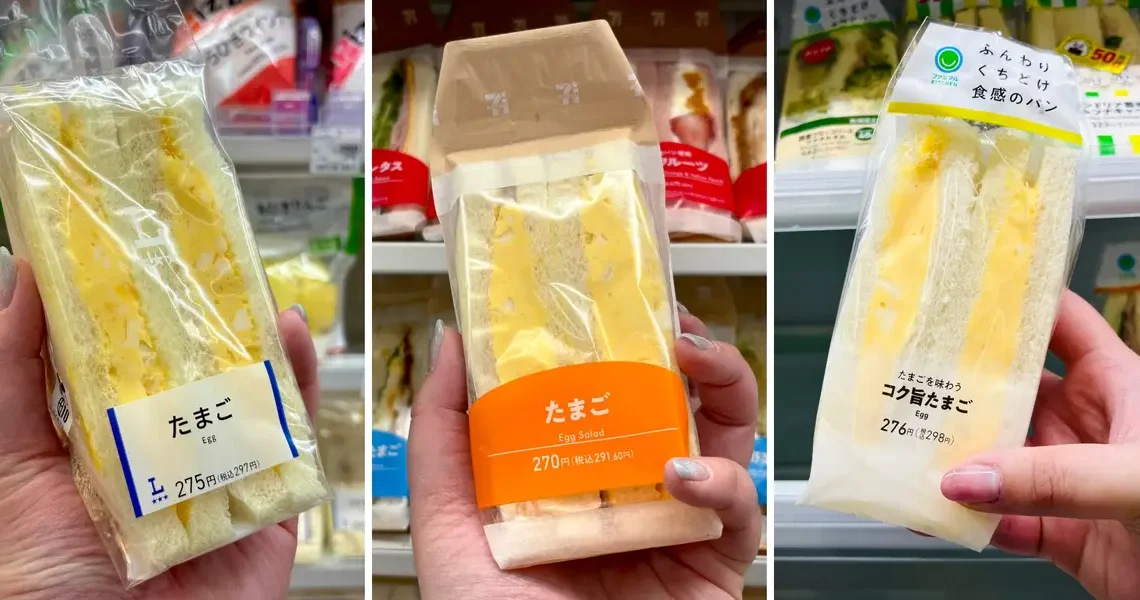 I tried Japan’s cheap but yummy convenience store egg sandwiches at 3 chains